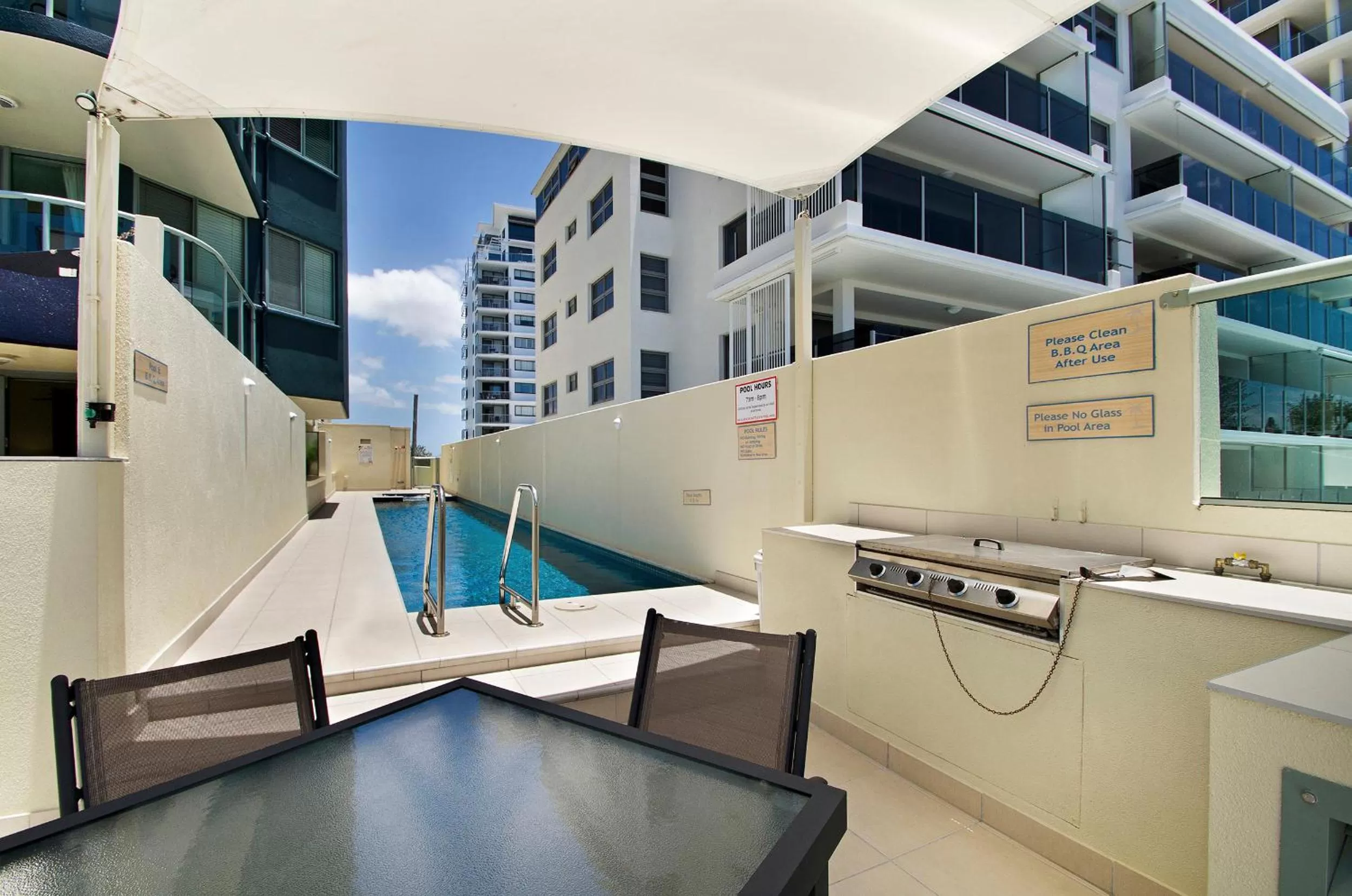 BBQ facilities in Malibu Apartments