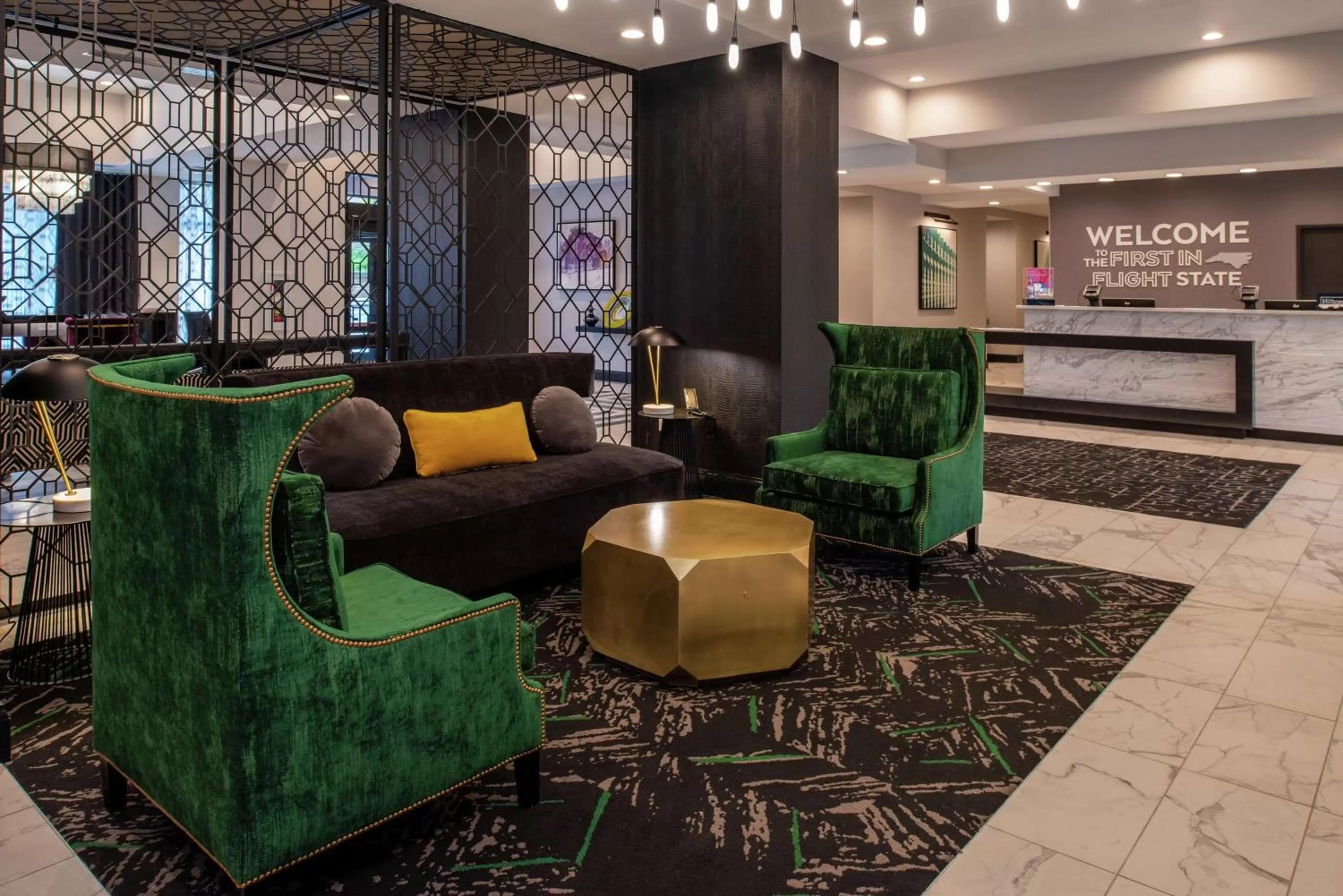 Lobby or reception in Hampton Inn & Suites Winston-Salem Downtown