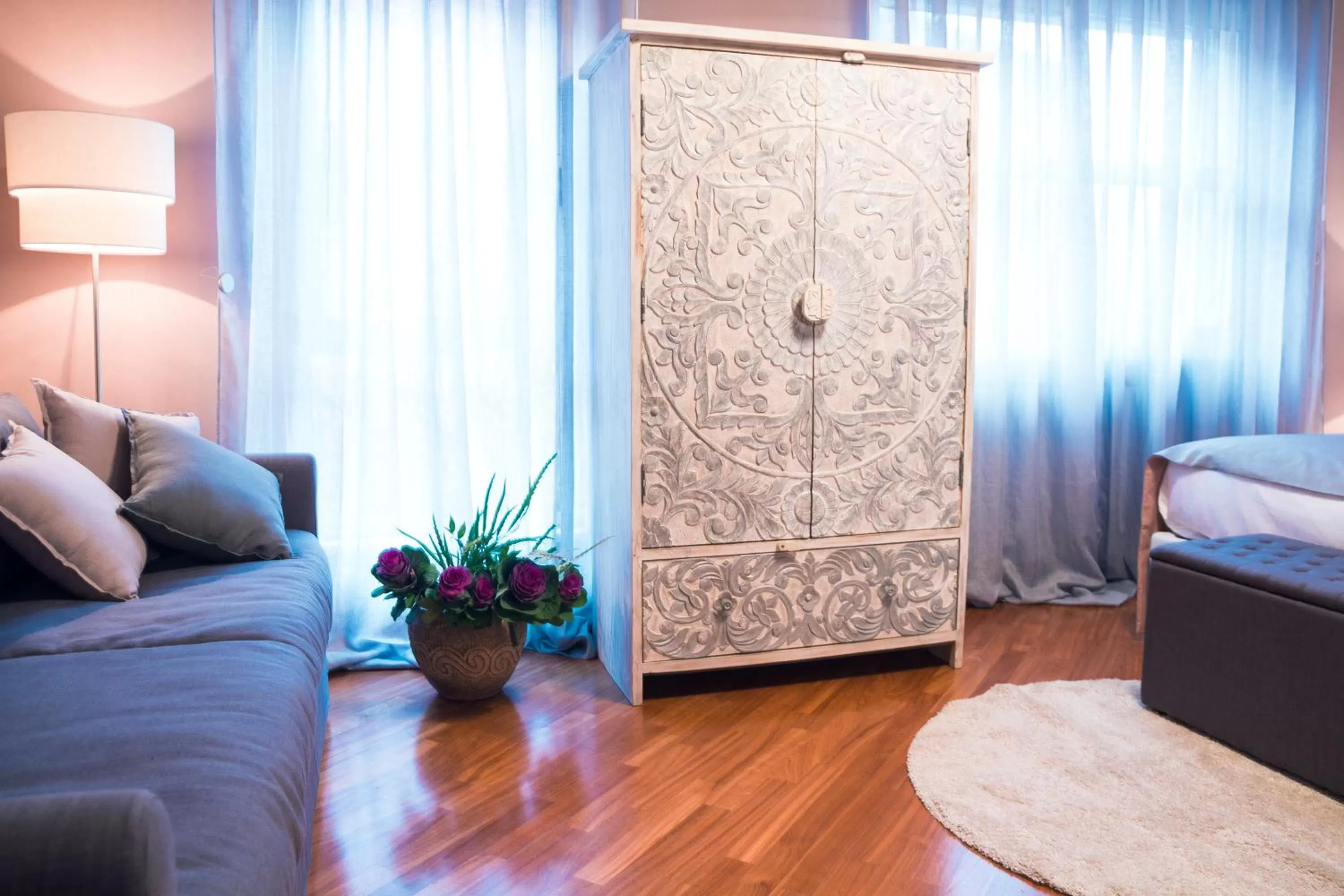 Decorative detail, Seating Area in Casa Agnese