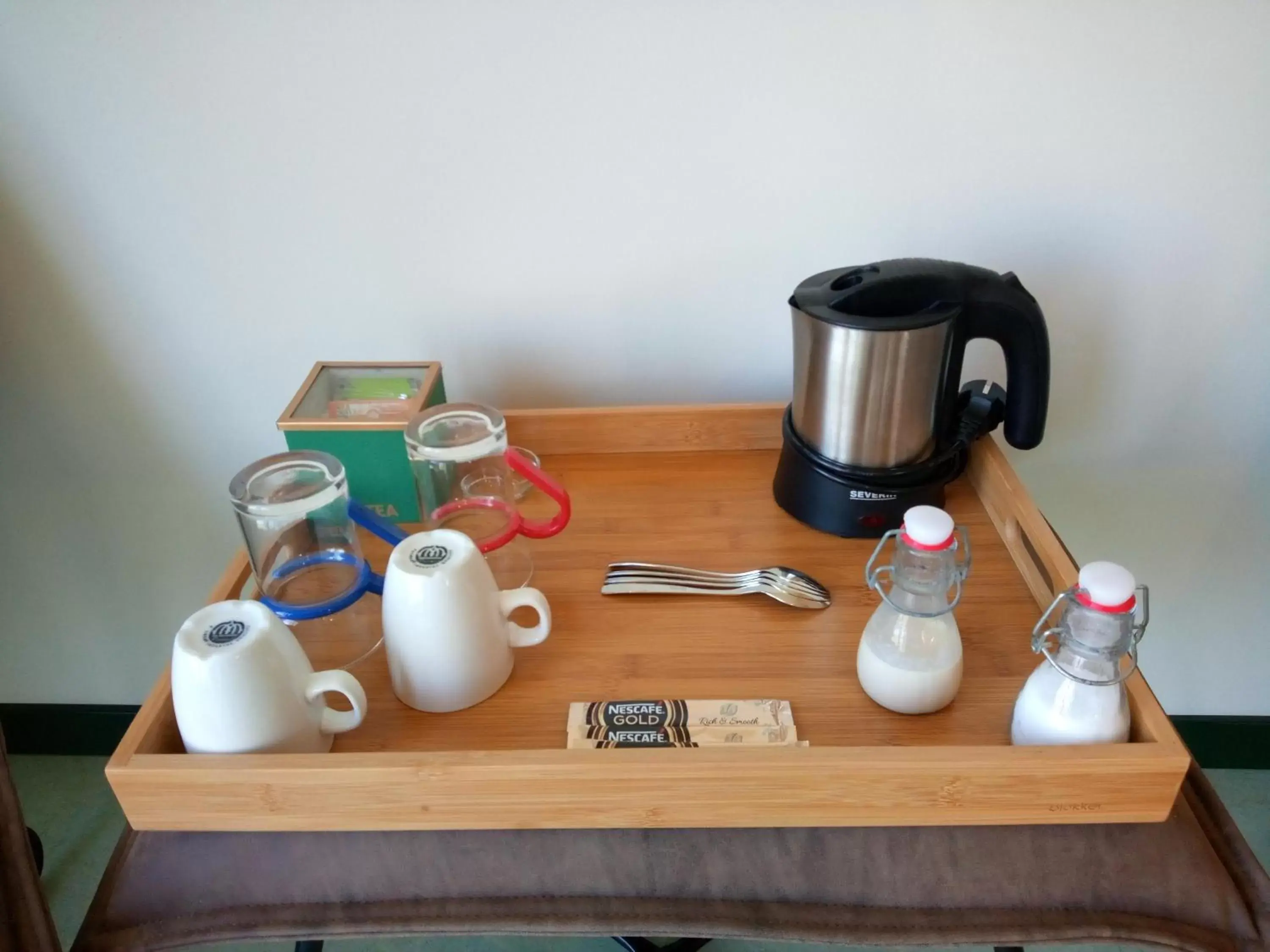 Coffee/tea facilities in B&B In de Wei