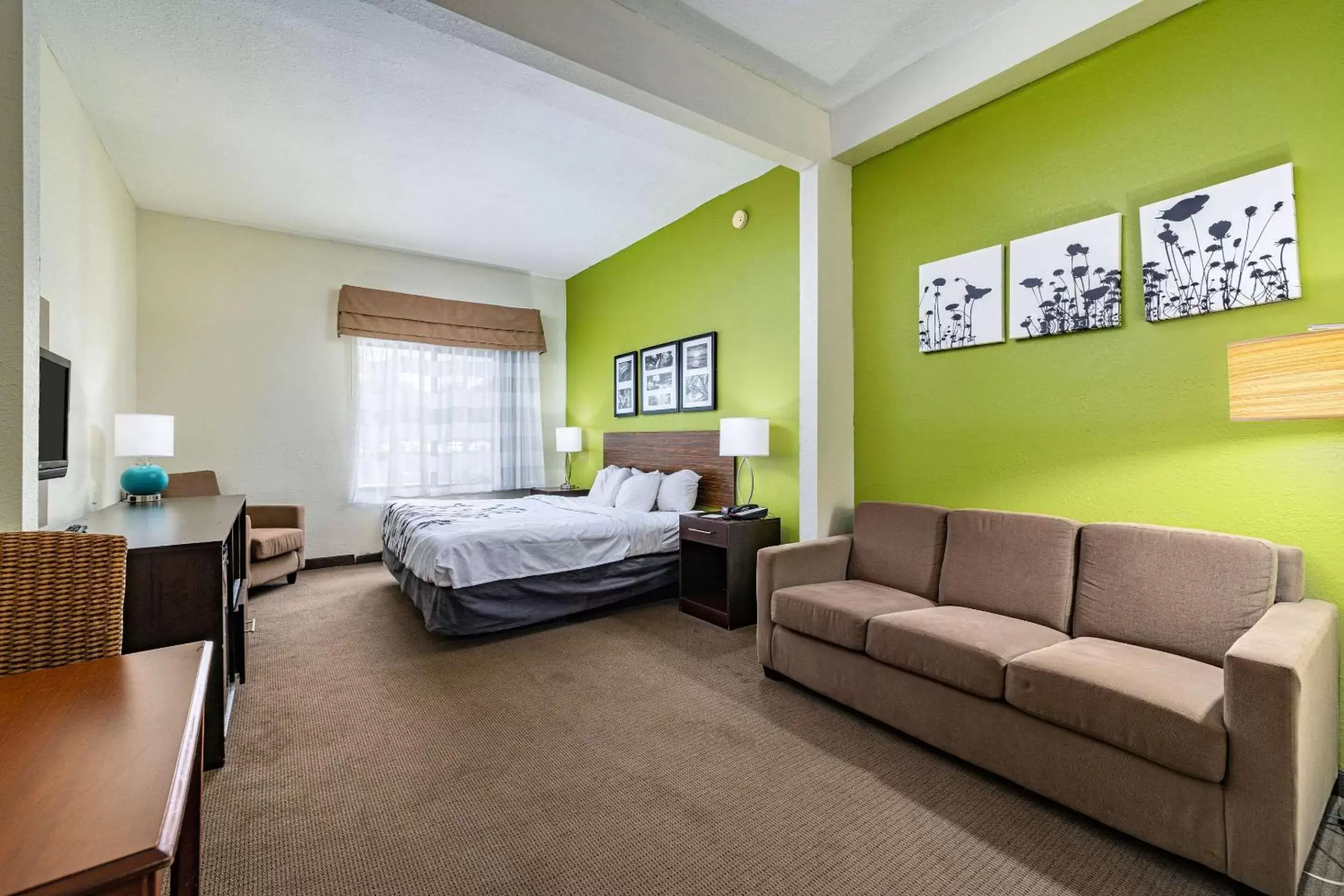 Bedroom in Sleep Inn & Suites Lakeland I-4