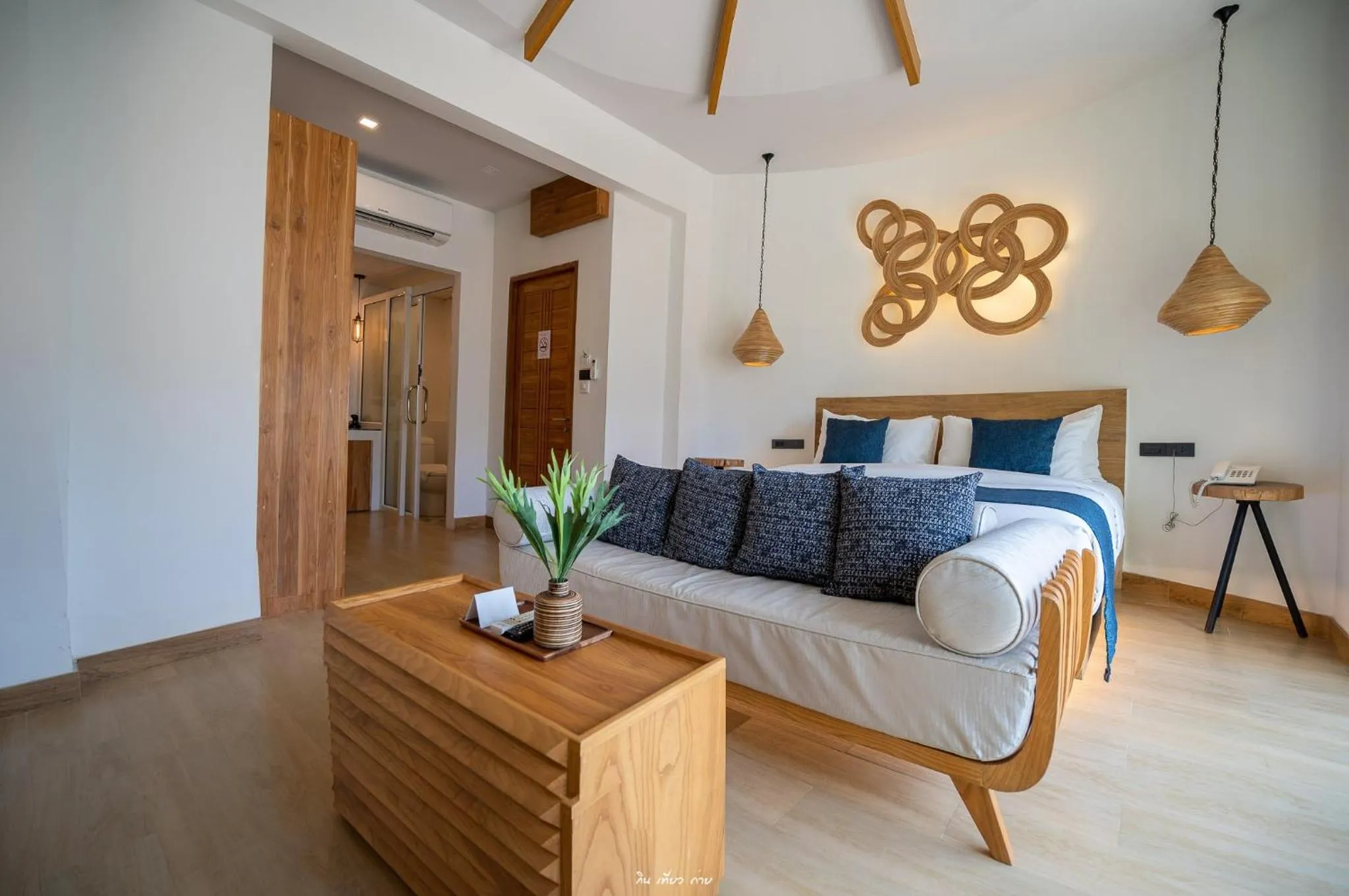 Bed in Maldives Beach Resort