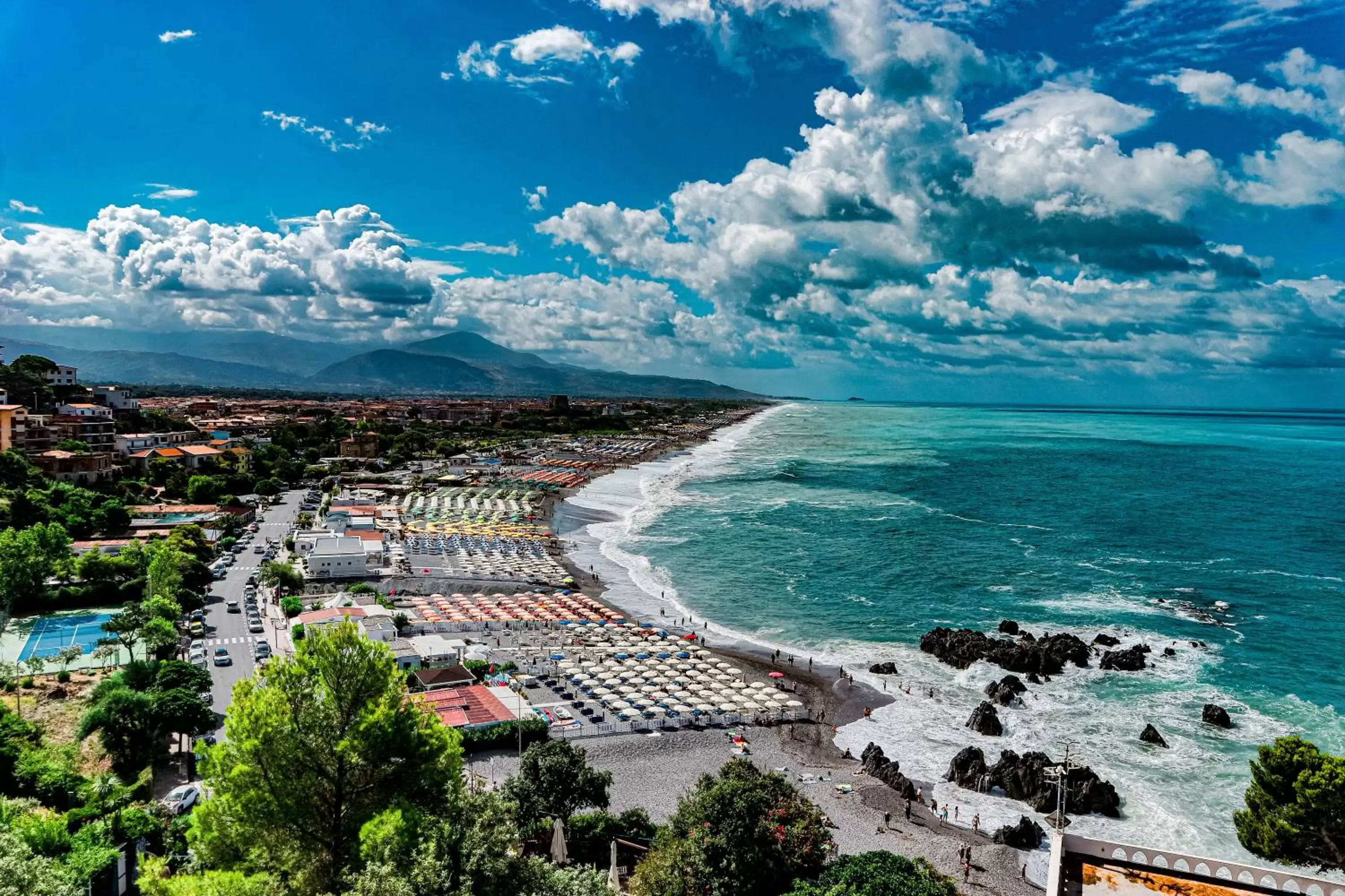 Bird's-eye View in Bed end Breakfast Mediterraneo