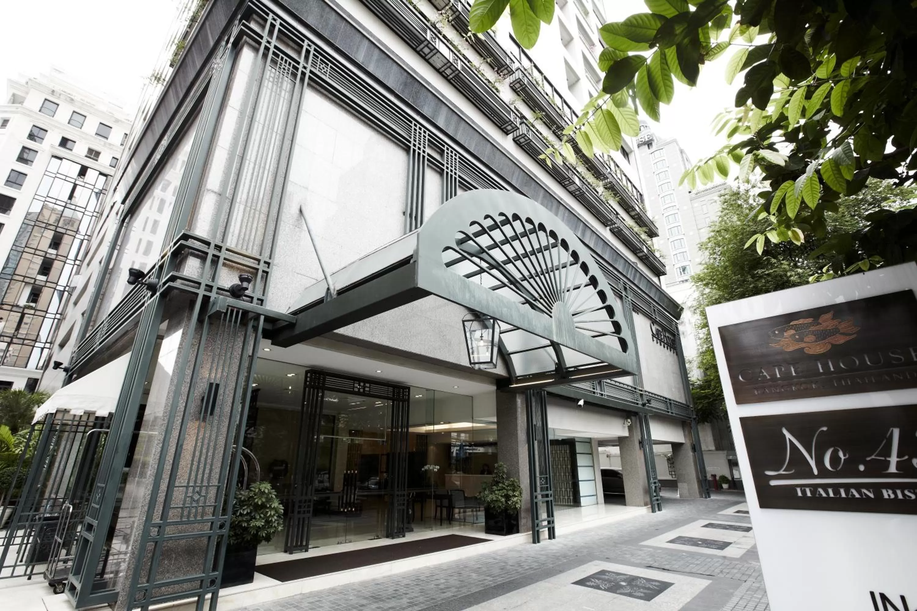 Facade/entrance in Cape House Hotel, Bangkok