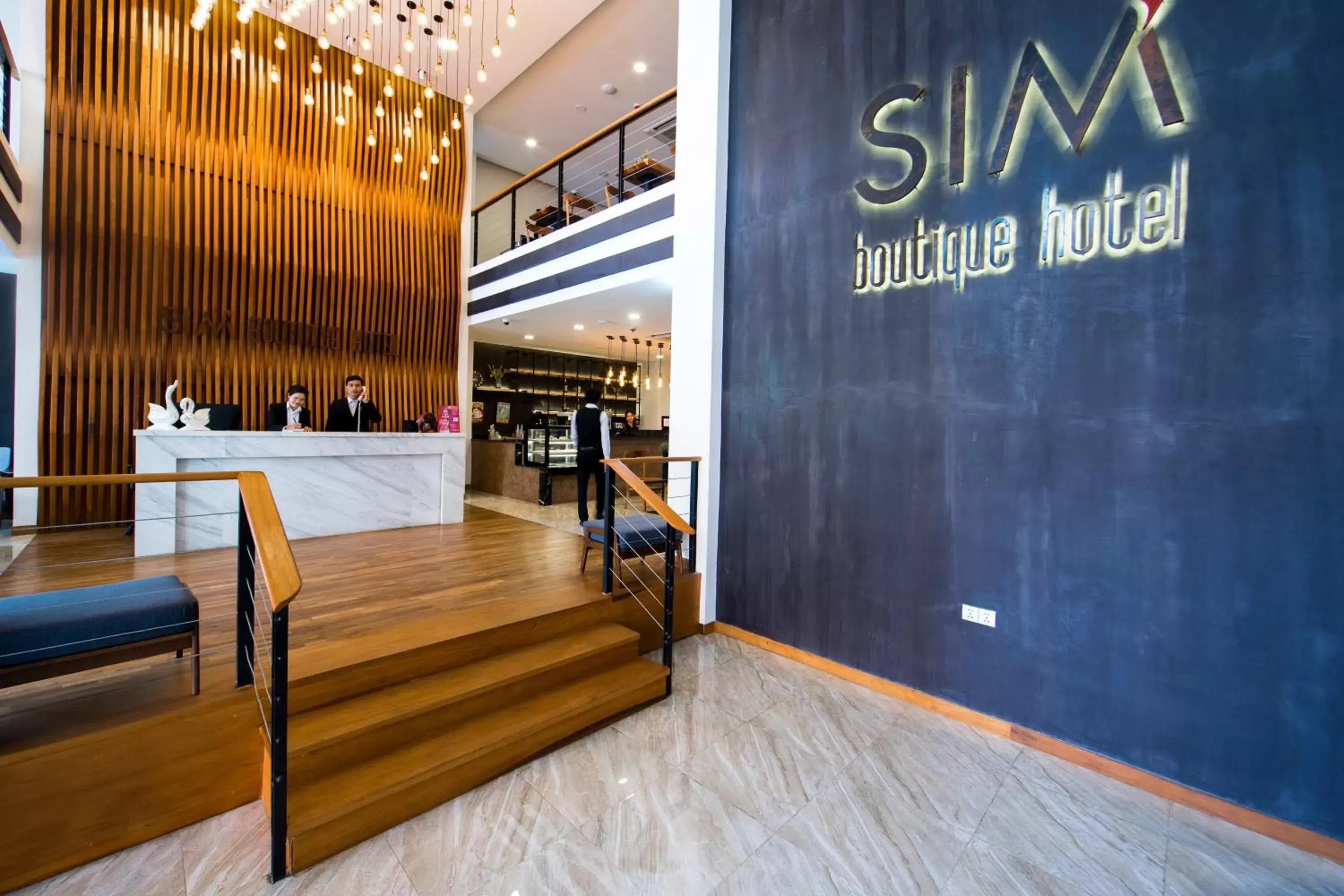 Lobby or reception in SIM Boutique Hotel