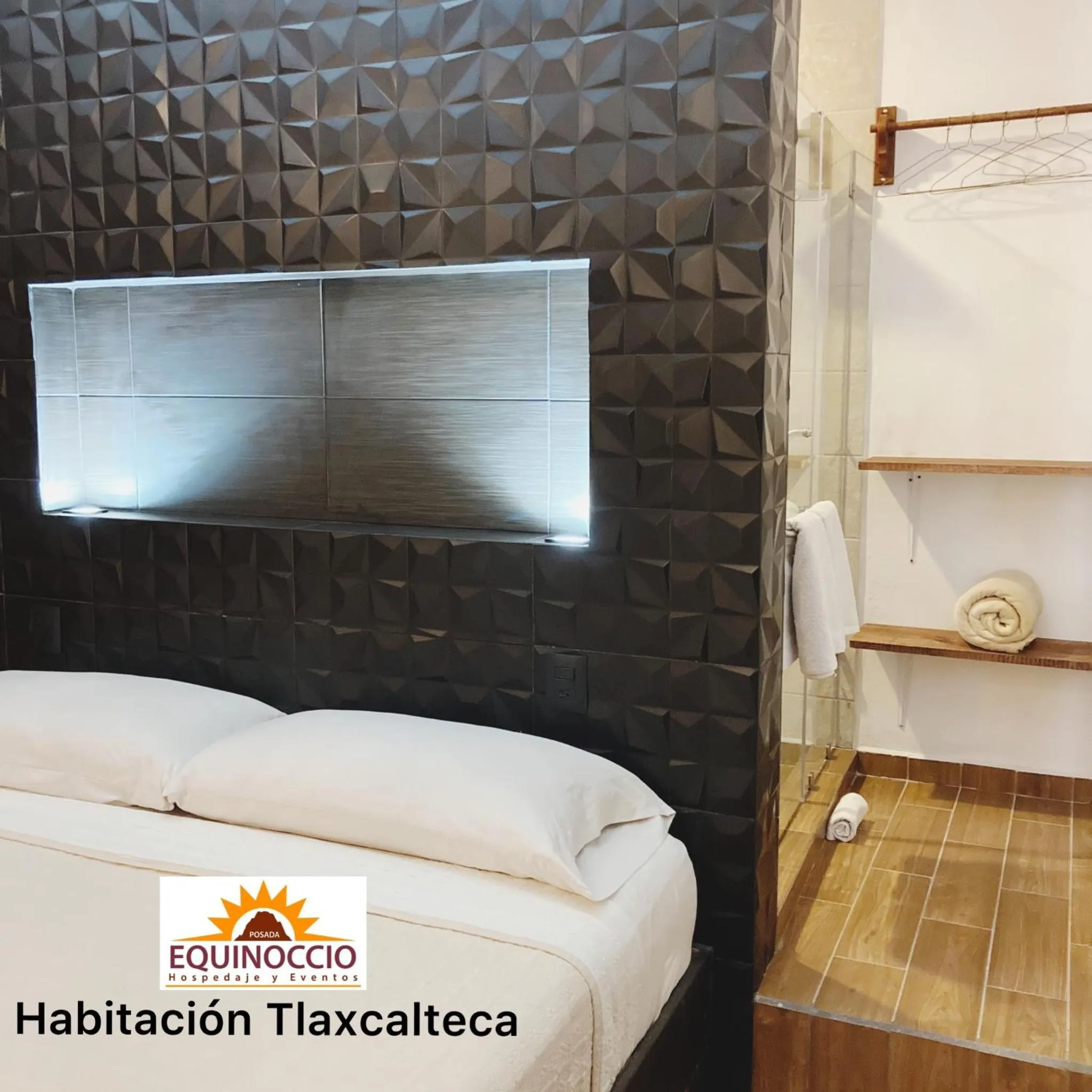 Bathroom, Bed in Posada Equinoccio