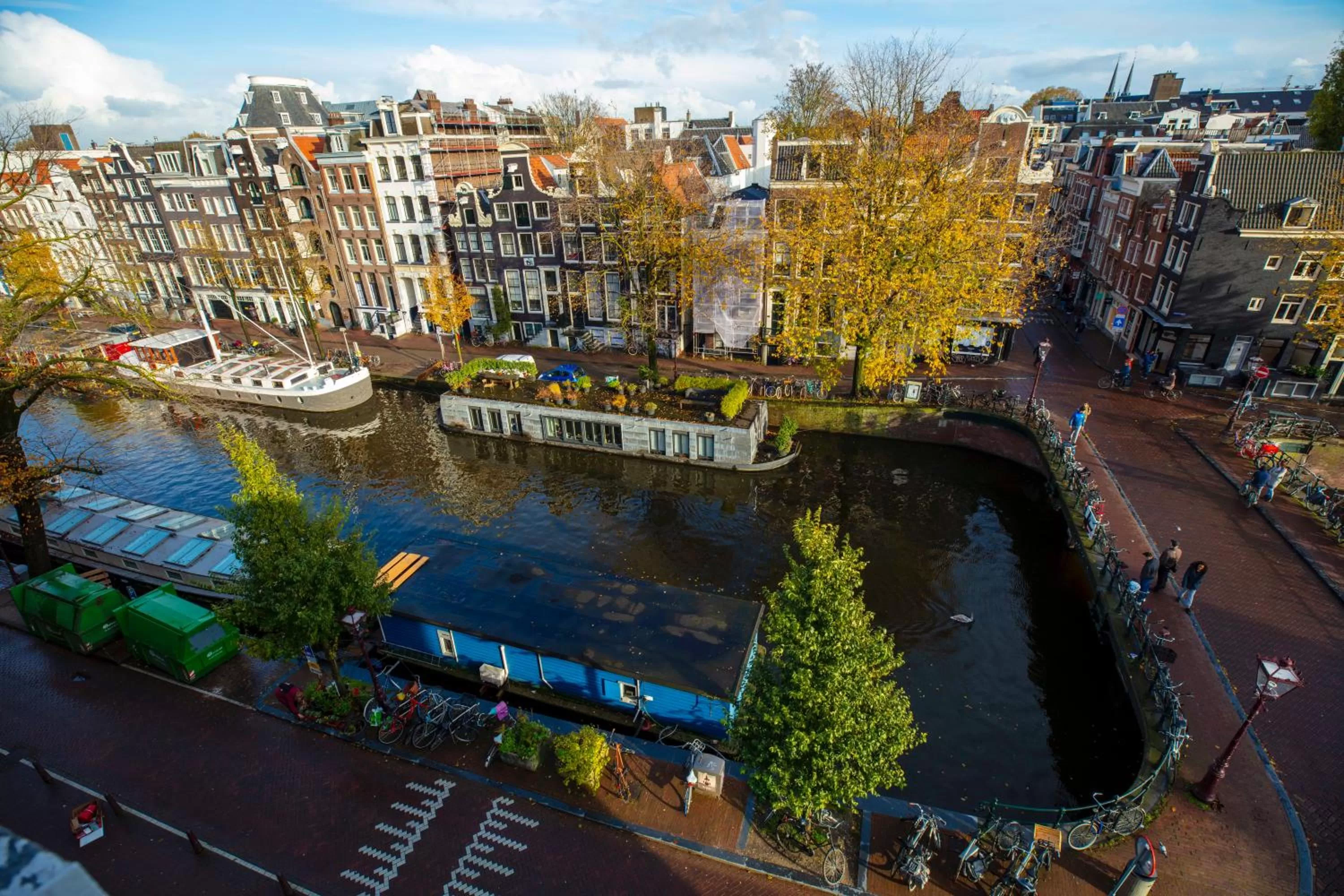 Bird's eye view in Amsterdam Wiechmann Hotel