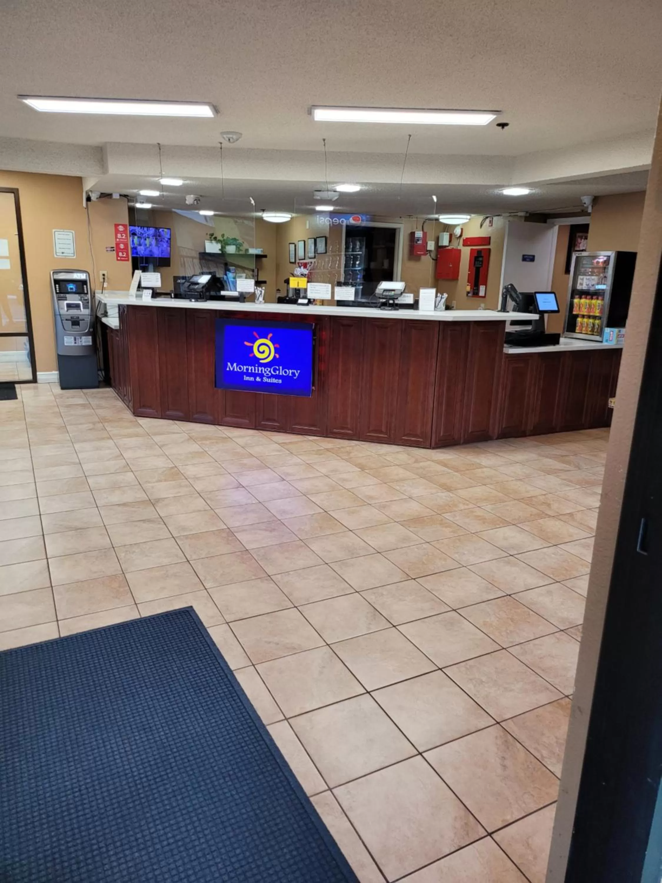 Lobby or reception in MorningGlory Inn & Suites