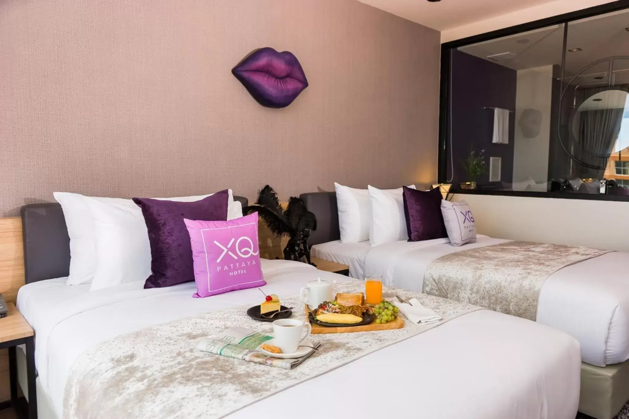 Photo of the whole room, Bed in XQ Pattaya Hotel