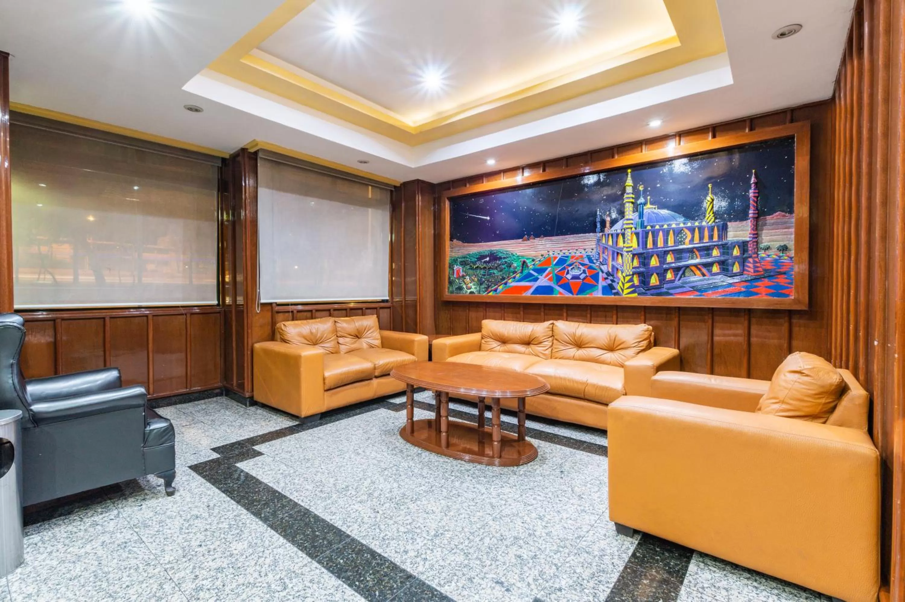 Seating area in Hotel Estrella de Oriente