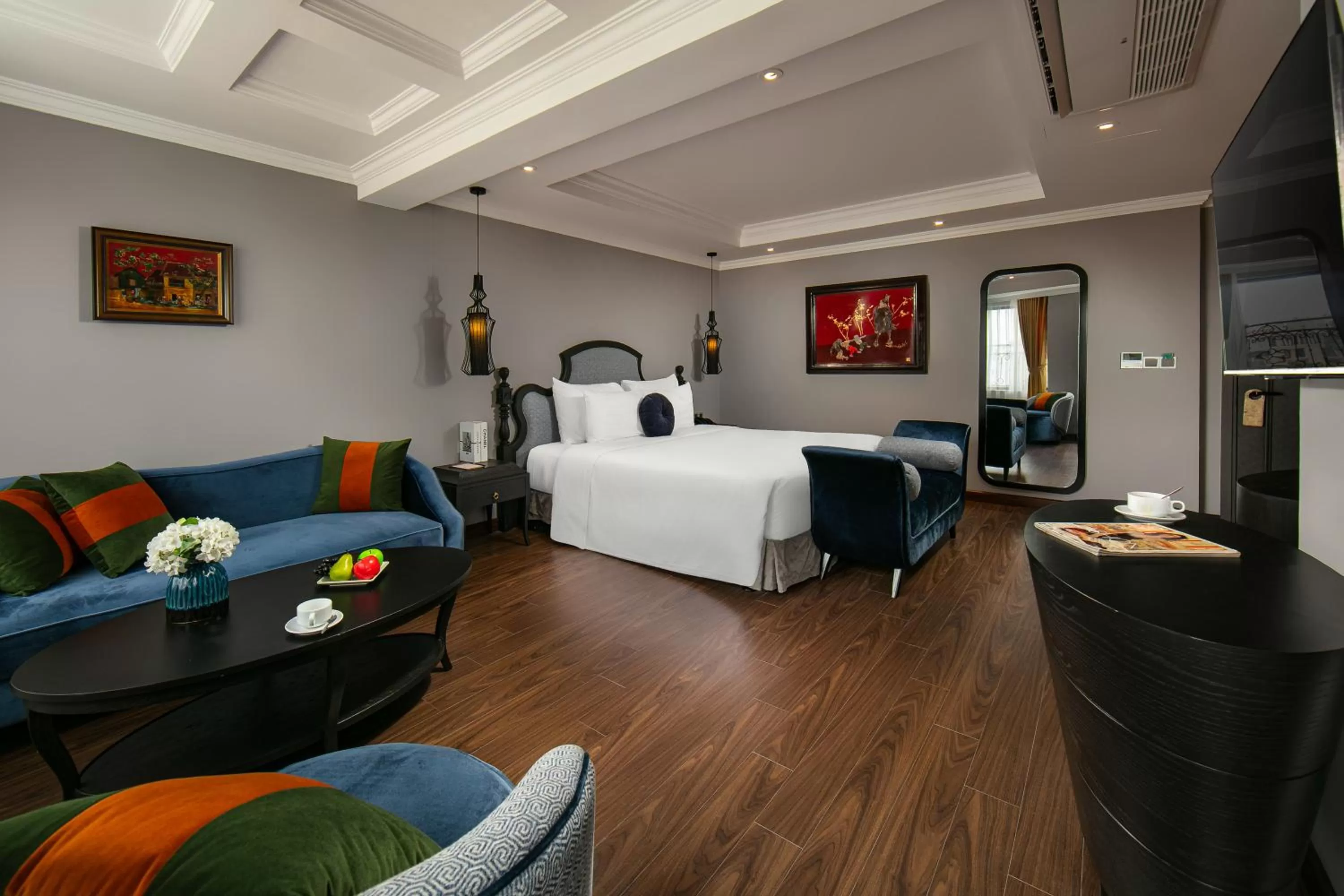 Photo of the whole room, Bed in Hanoi L'Heritage Hotel & Gym - Spa