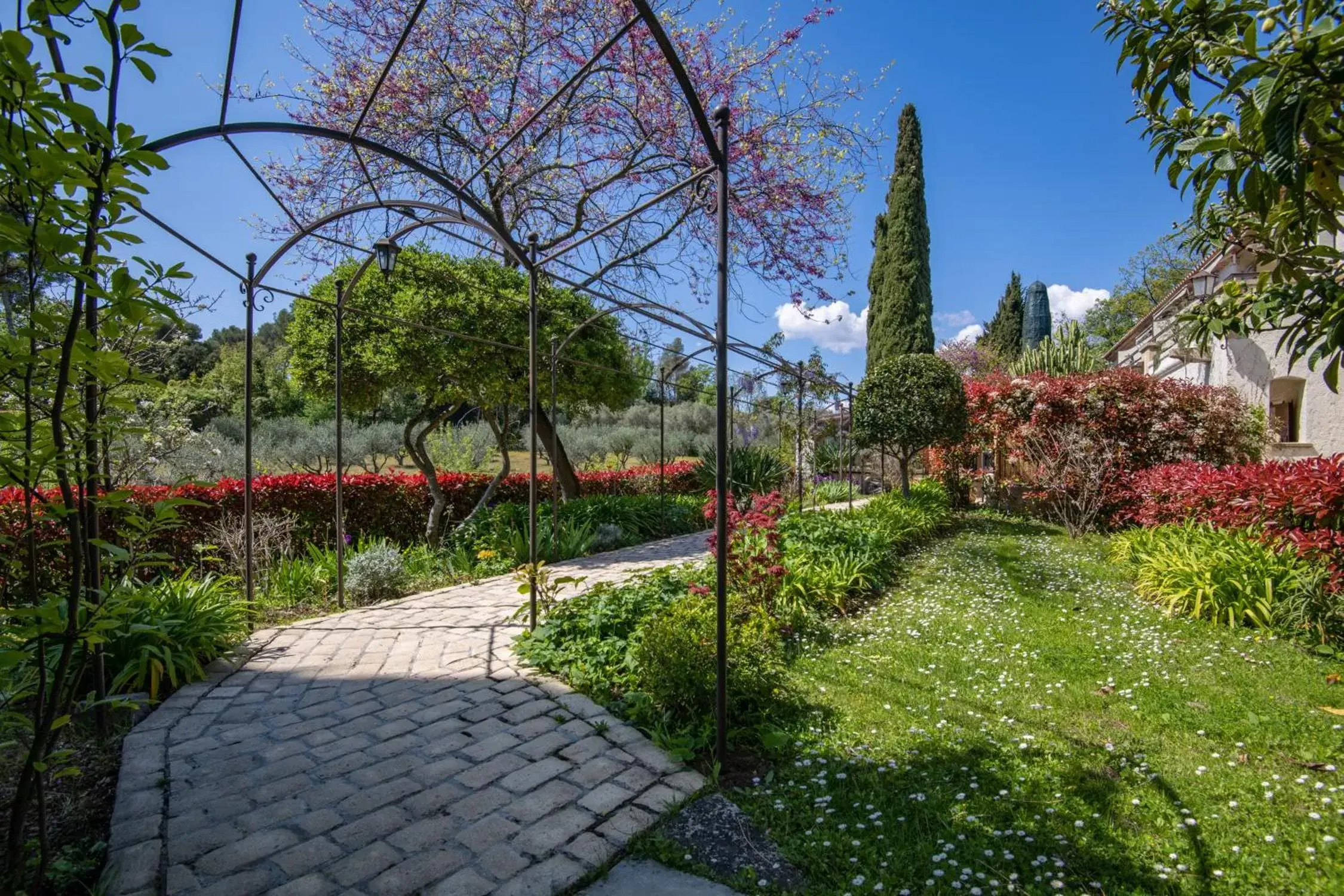 Garden in Hotel Les Messugues