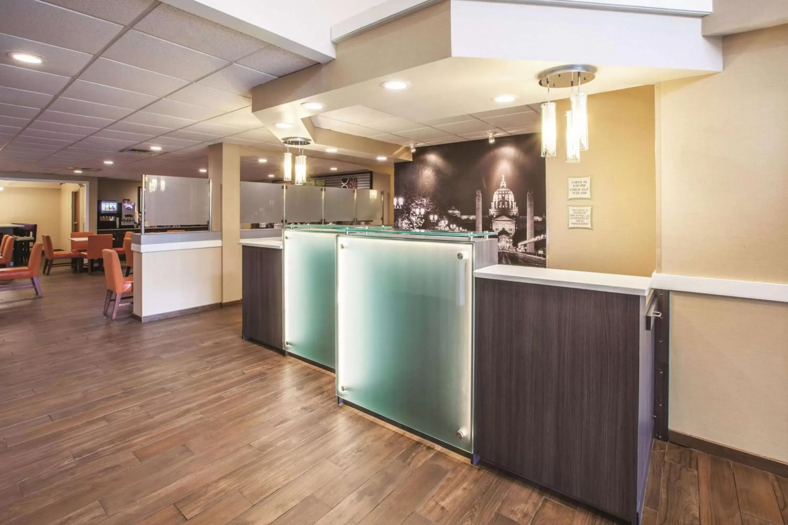 Lobby or reception in La Quinta by Wyndham Mechanicsburg - Harrisburg Lobby or reception in La Quinta by Wyndham Mechanicsburg - Harrisburg