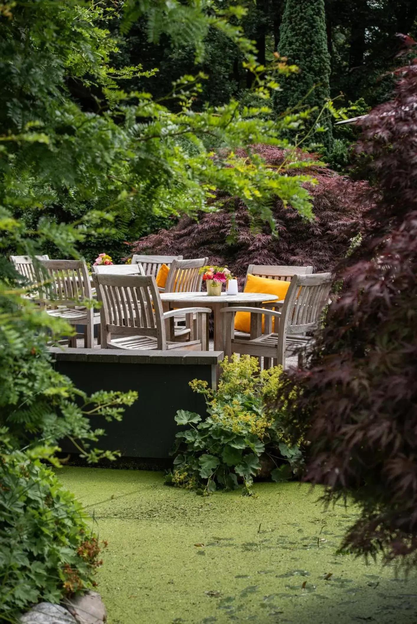 Garden, Property Building in Hotel Restaurant de Echoput