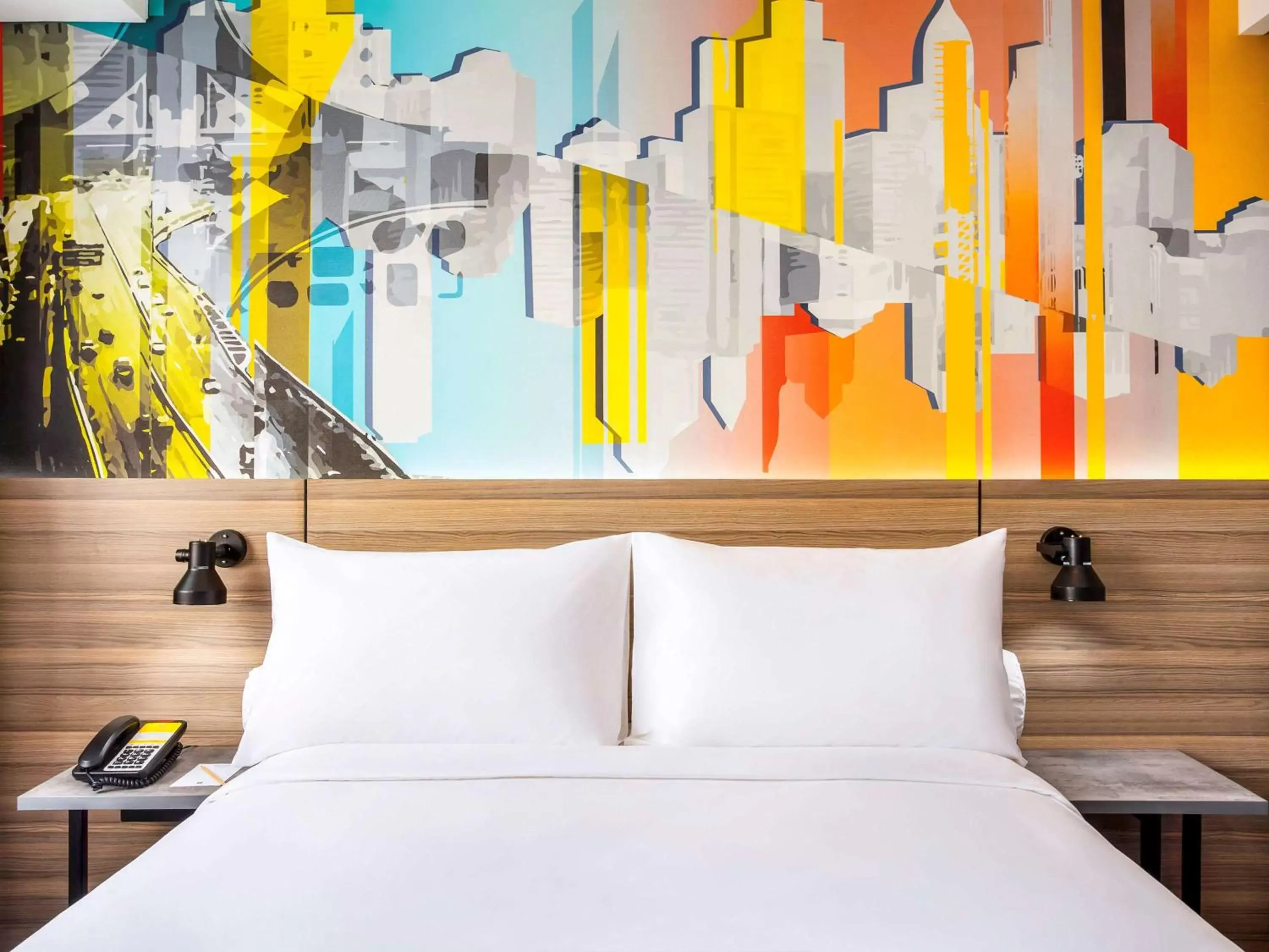 Bedroom, Bed in ibis Styles Bekasi Jatibening