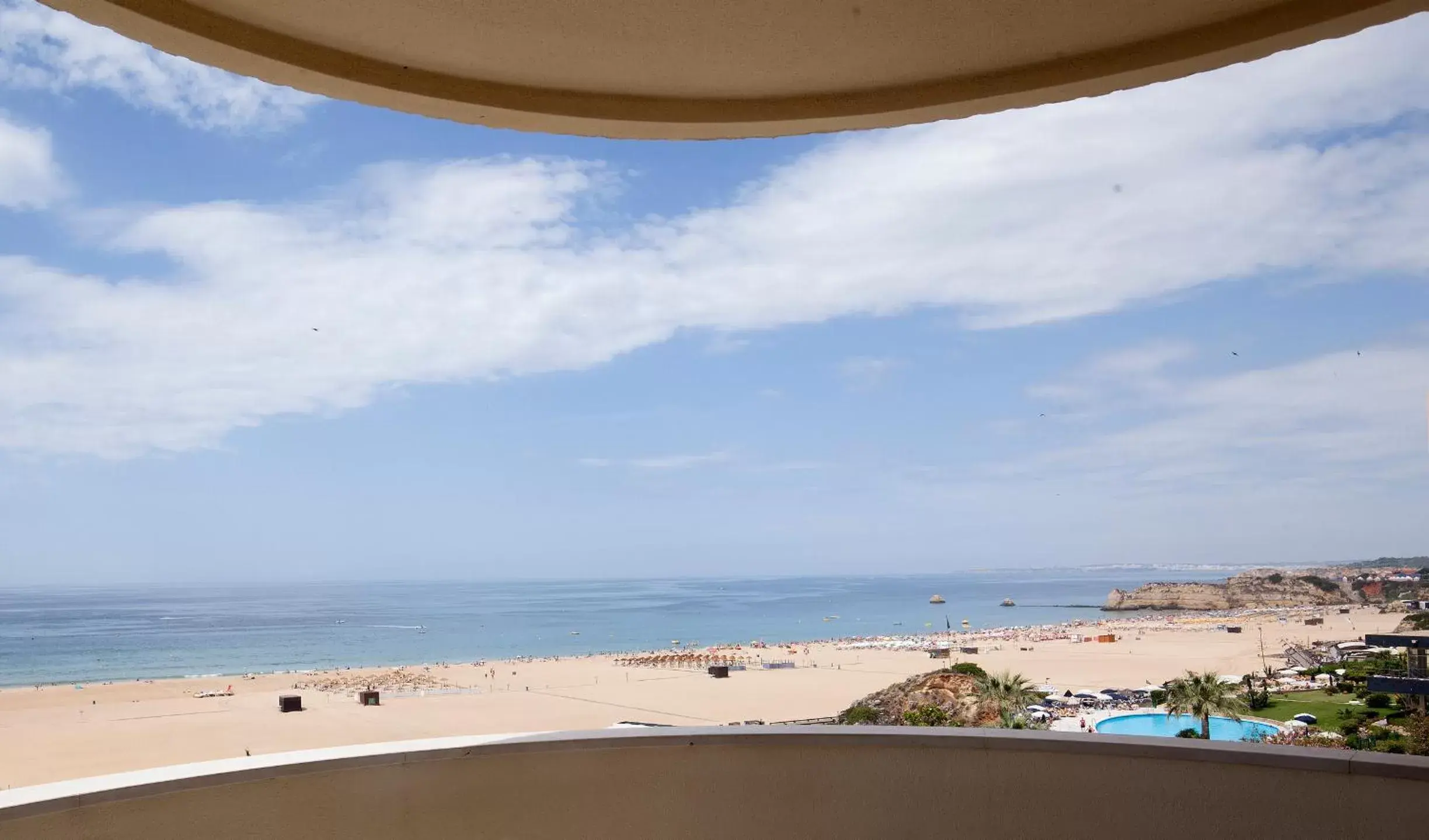 Balcony/Terrace, Sea View in TURIM Algarve Mor Apartamentos Turísticos