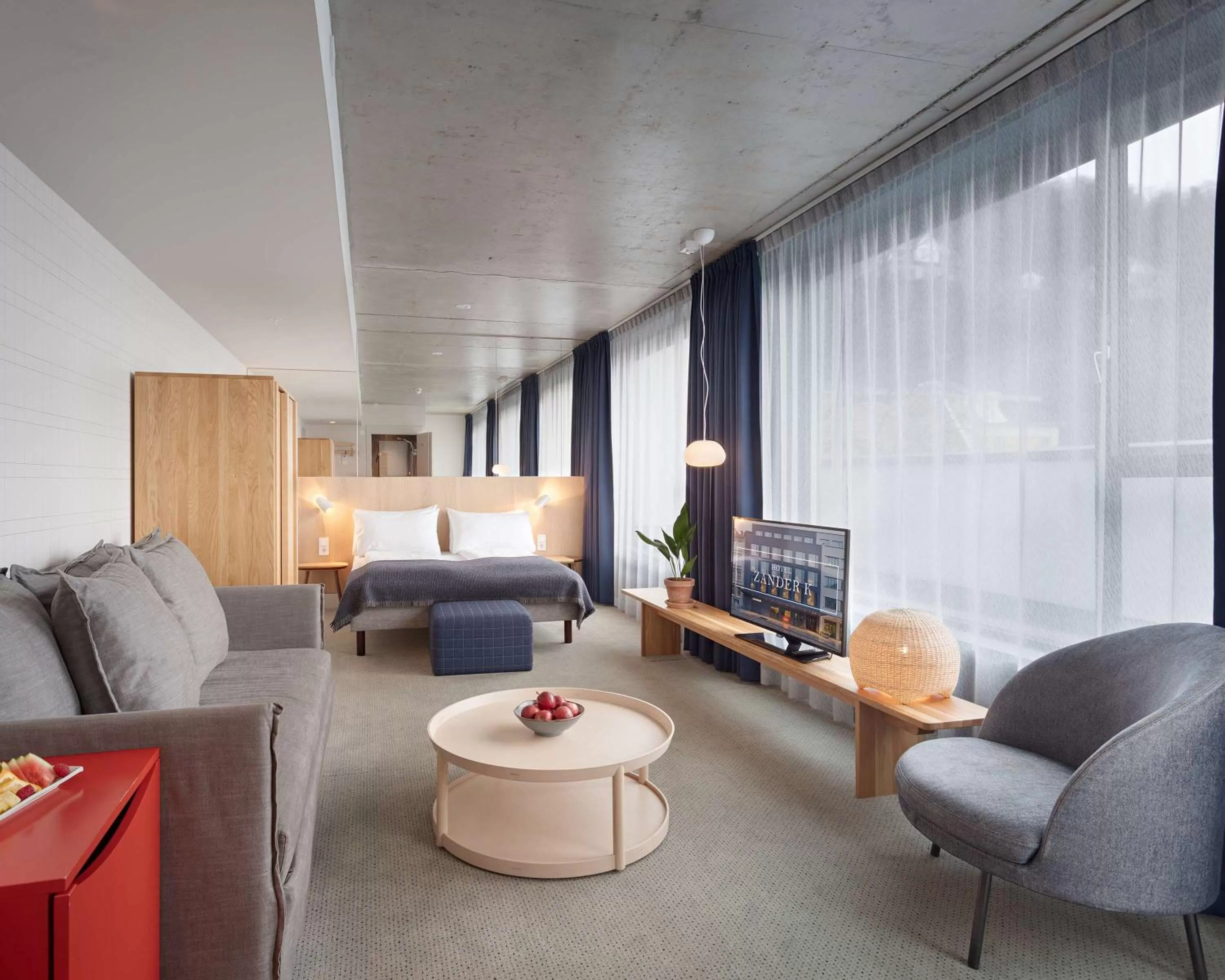 Bedroom in Zander K Hotel