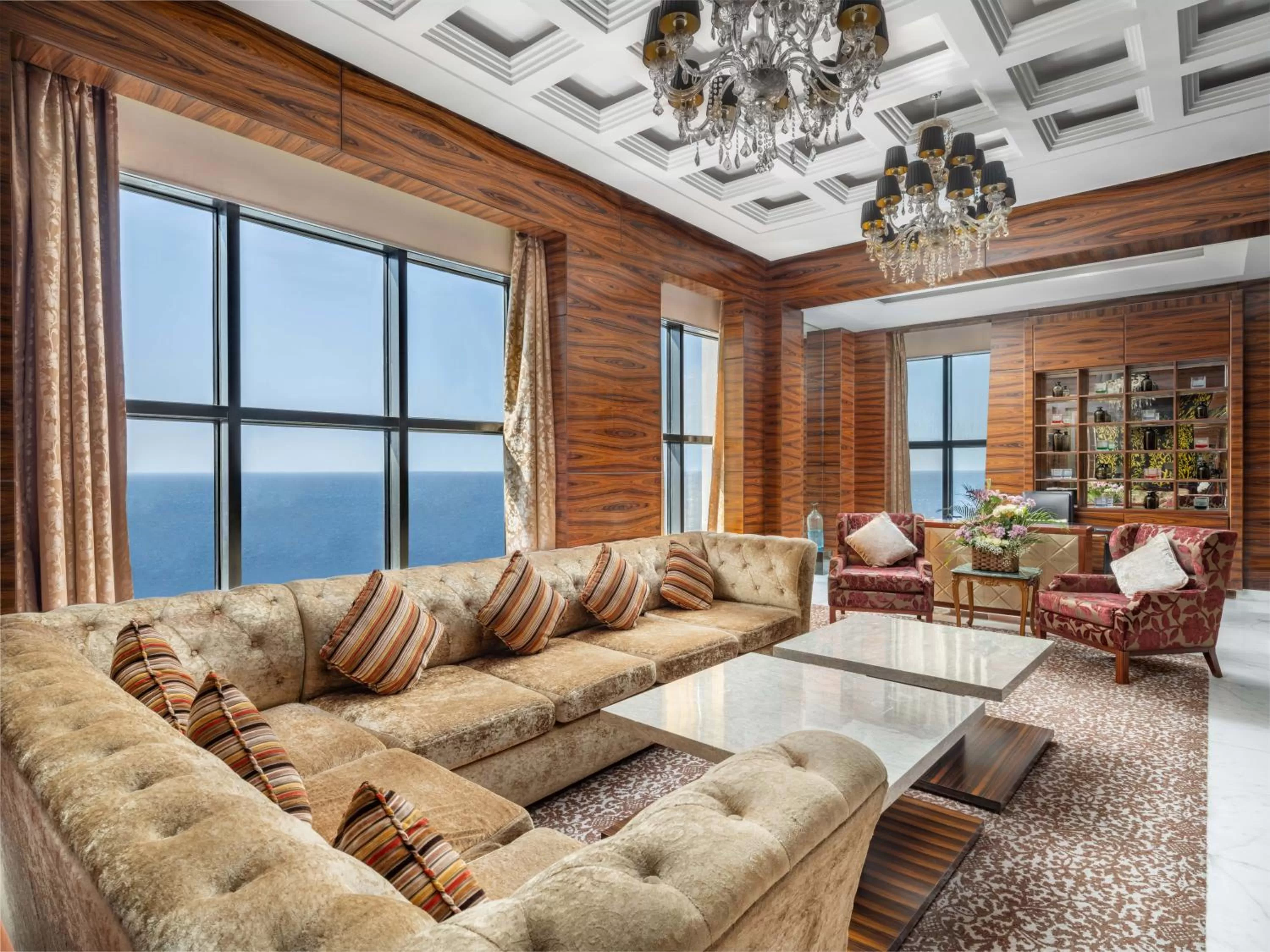 Living room in The Venue Jeddah Corniche