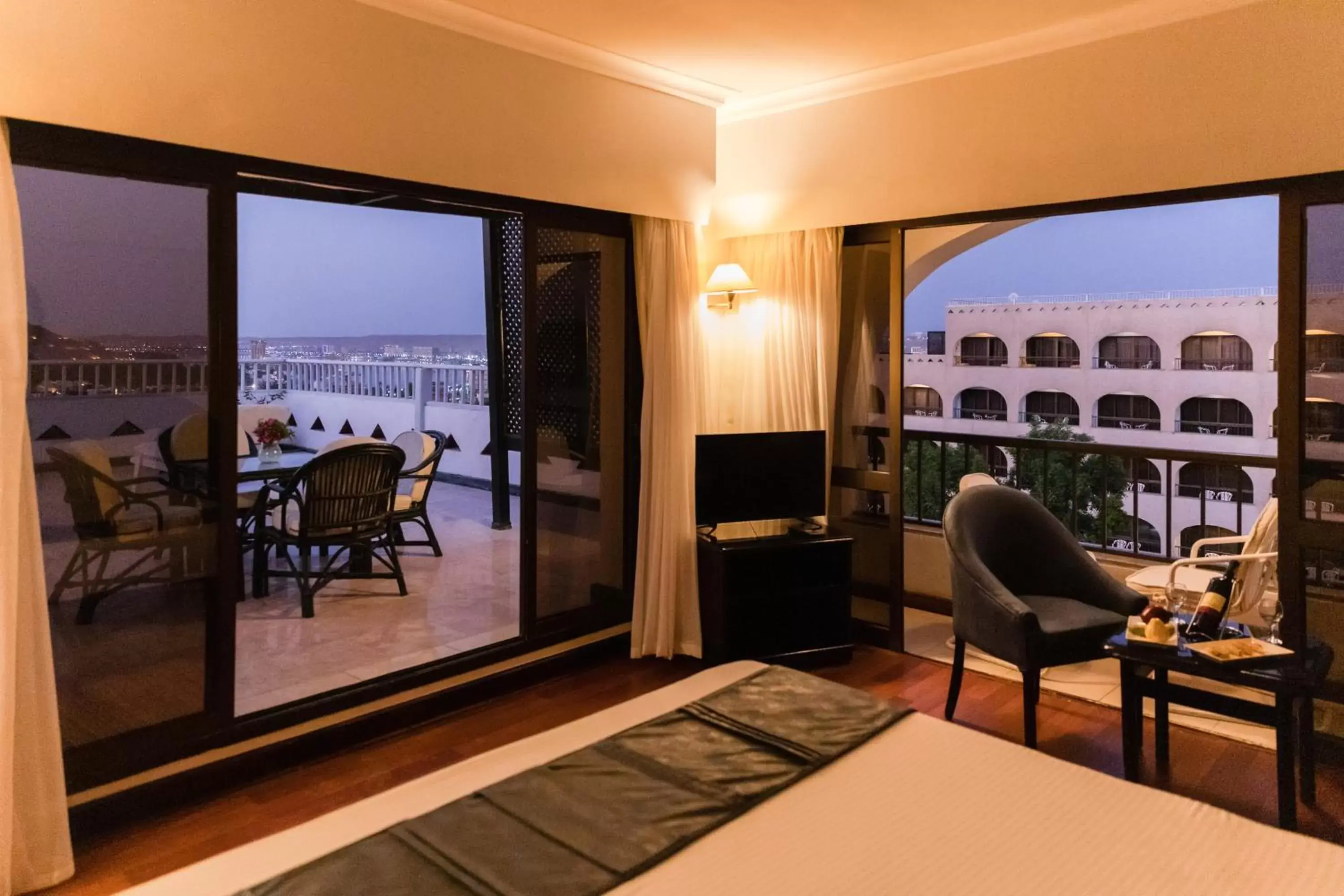 Balcony/Terrace in Basma Hotel Aswan