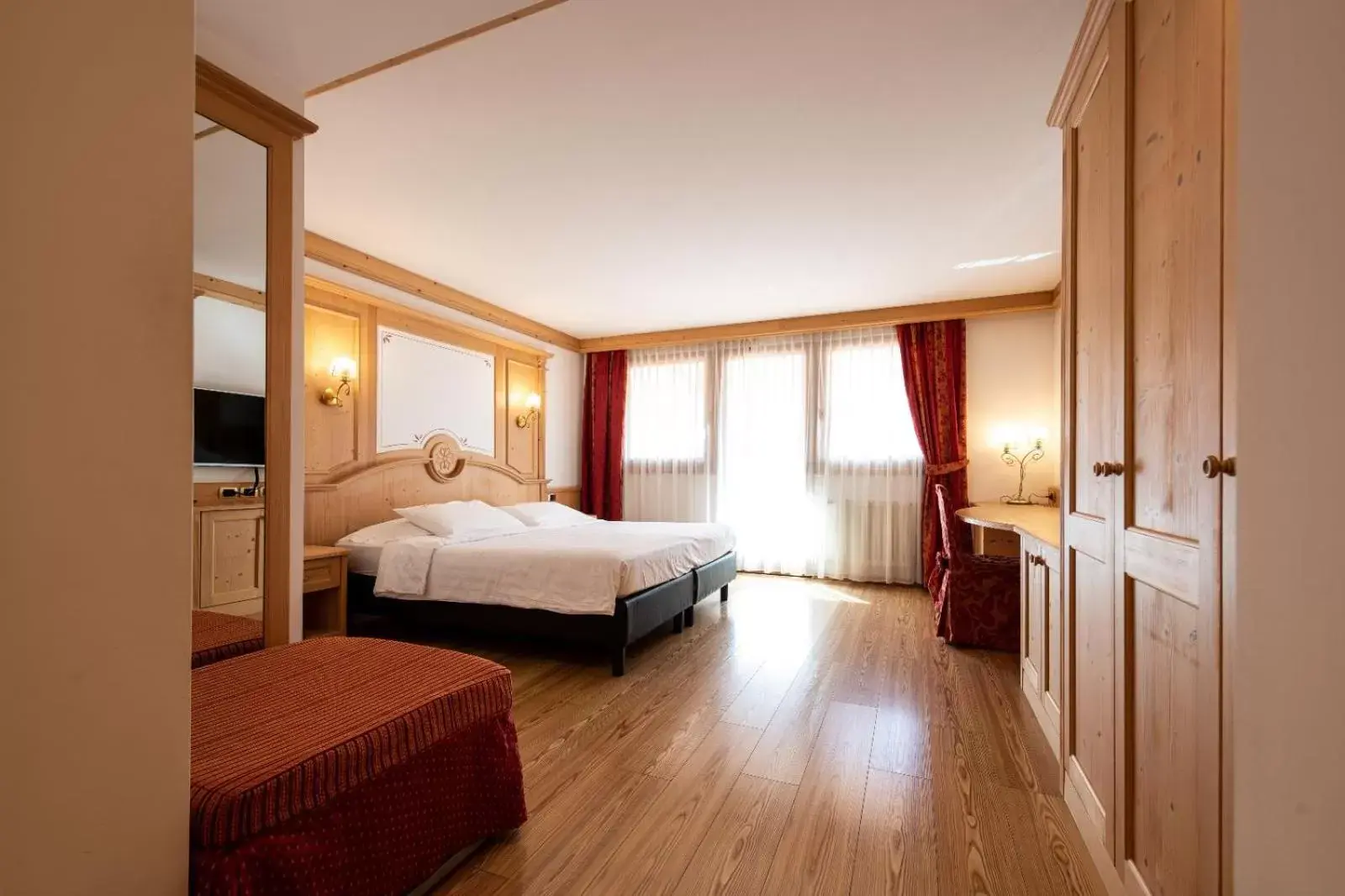 Bed in Hotel Cristina