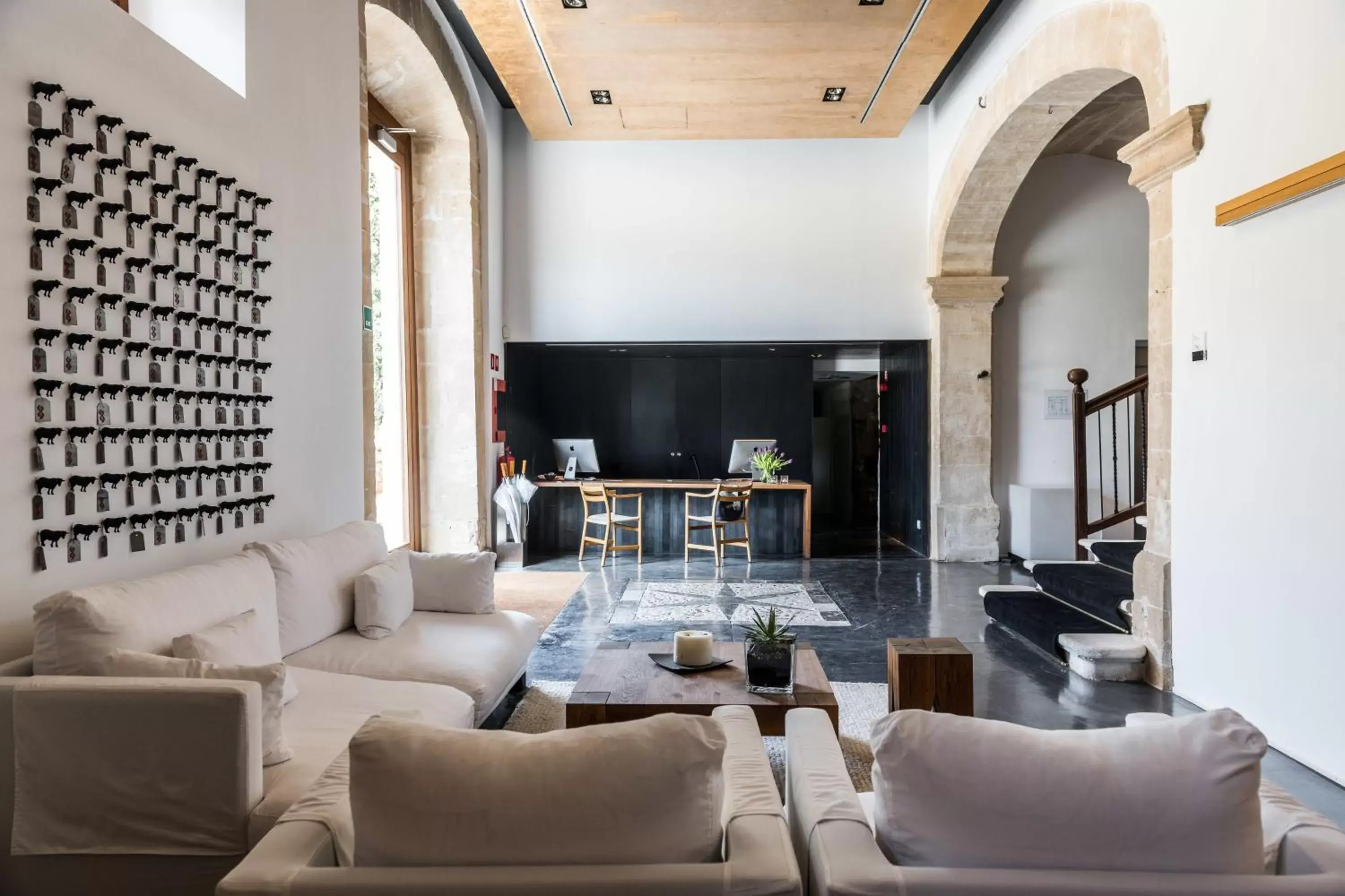 Lobby or reception in Son Brull Hotel & Spa - Relais & Chateaux Lobby or reception in Son Brull Hotel & Spa - Relais & Chateaux