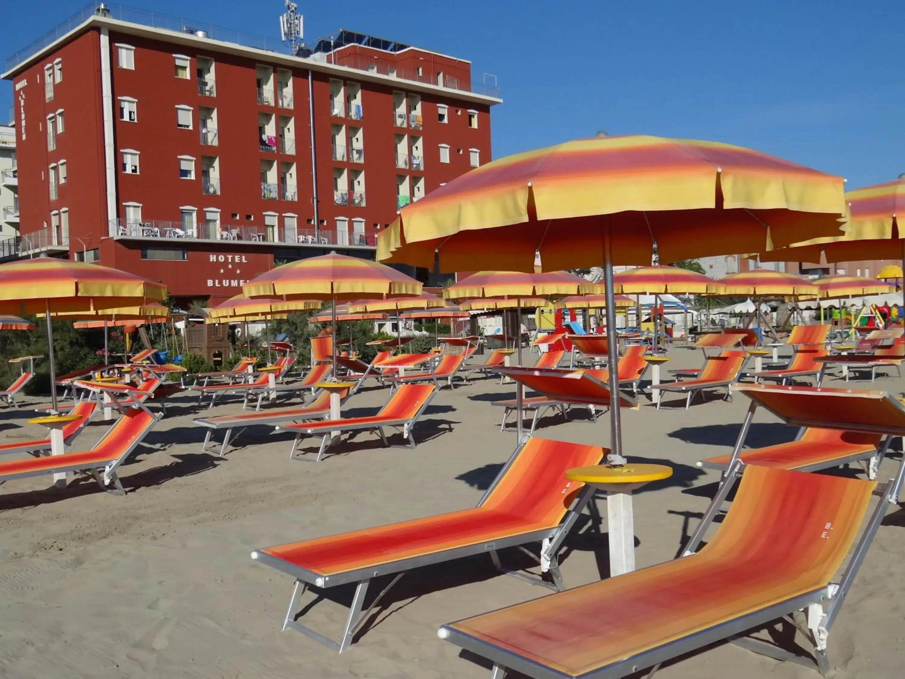 Area and facilities, Beach in Hotel Blumen