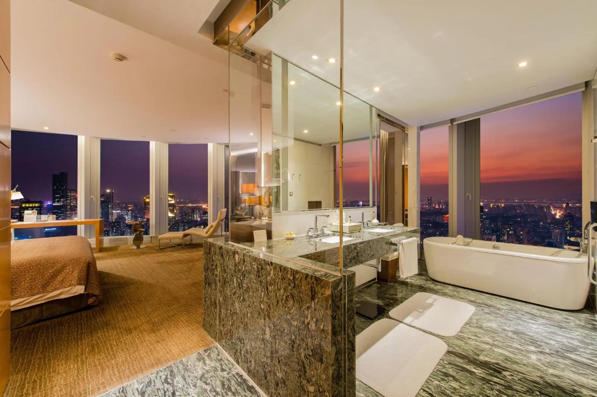 Photo of the whole room, Bed in InterContinental Nanjing by IHG