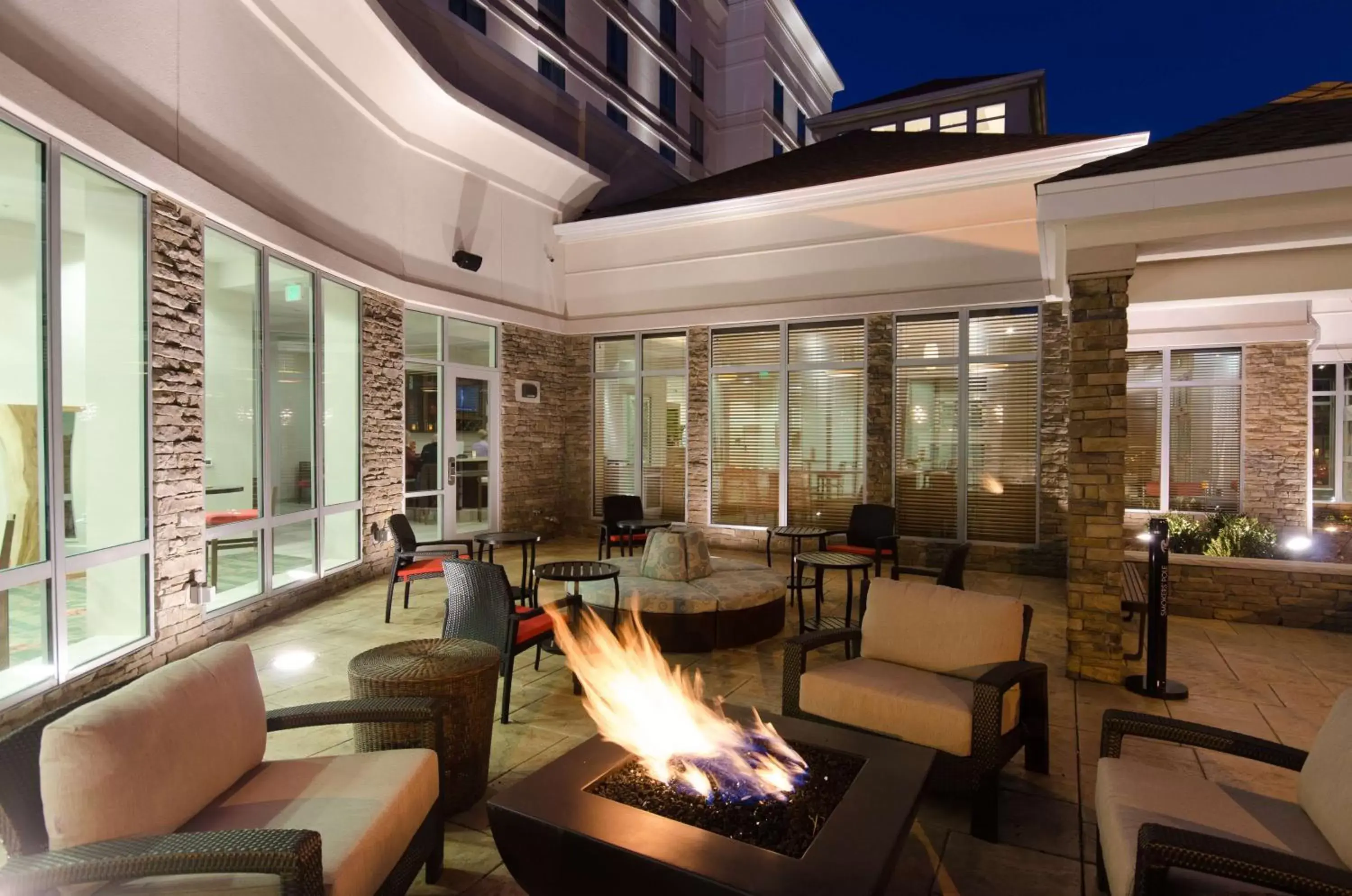 Patio, Restaurant/Places to Eat in Hilton Garden Inn Hickory