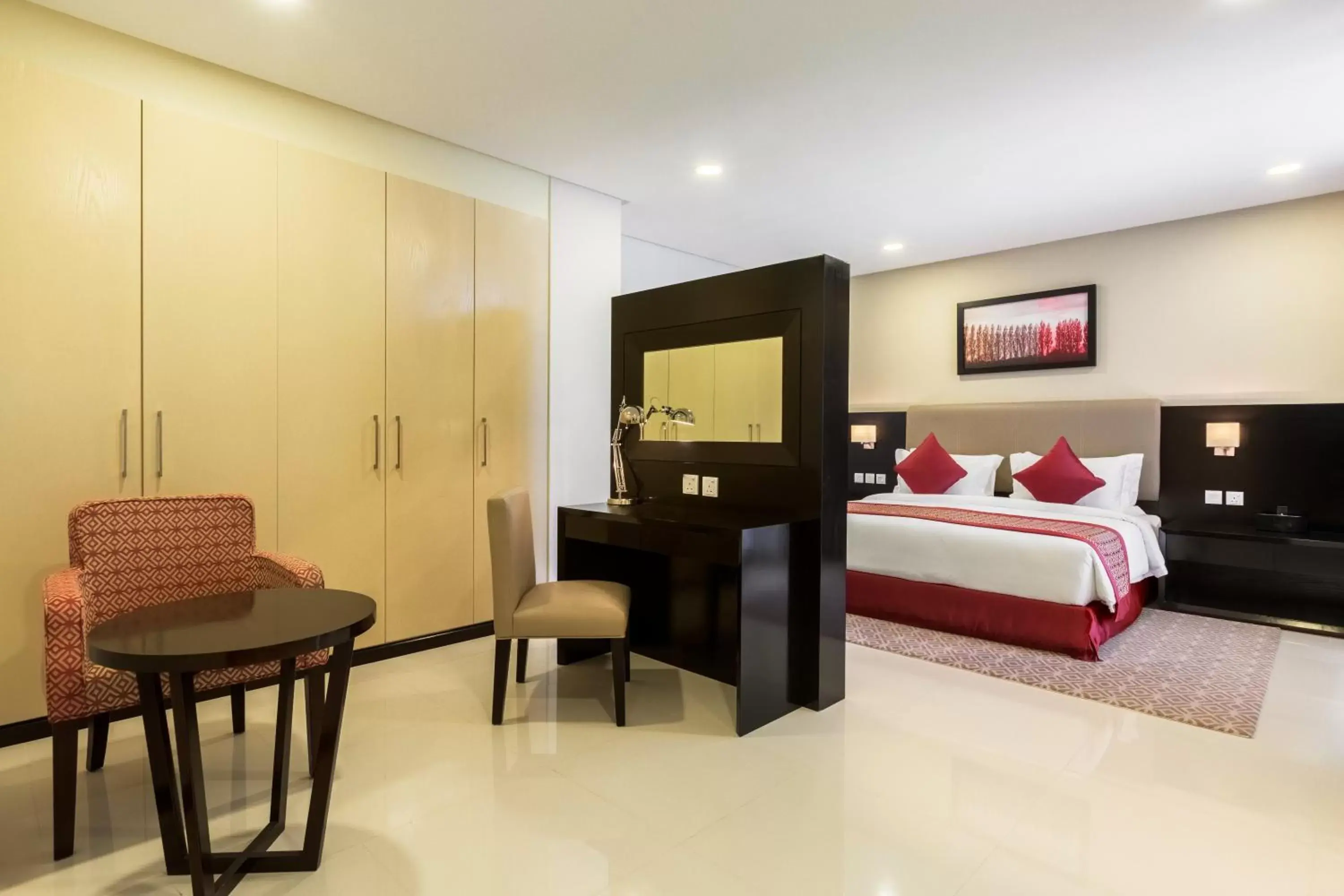 Bed in Ramada Hotel and Suites Amwaj Islands