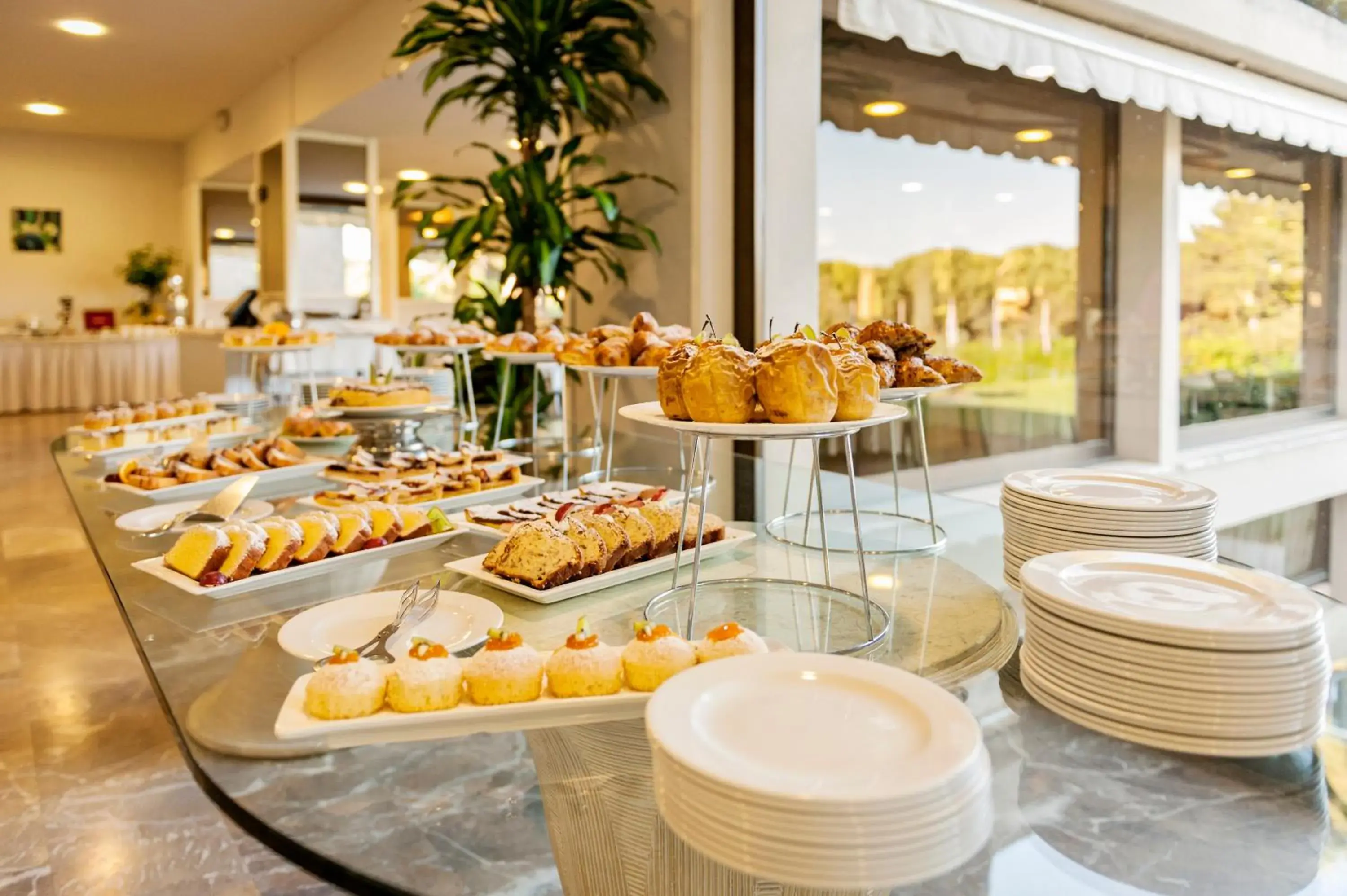 Continental breakfast in Golf Hotel Punta Ala