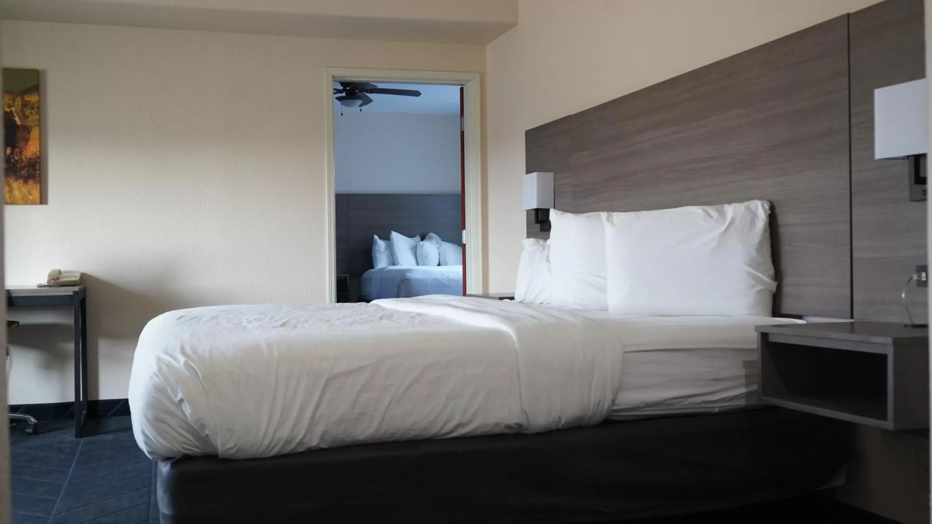 Bed in Best Western Lubbock West Inn & Suites