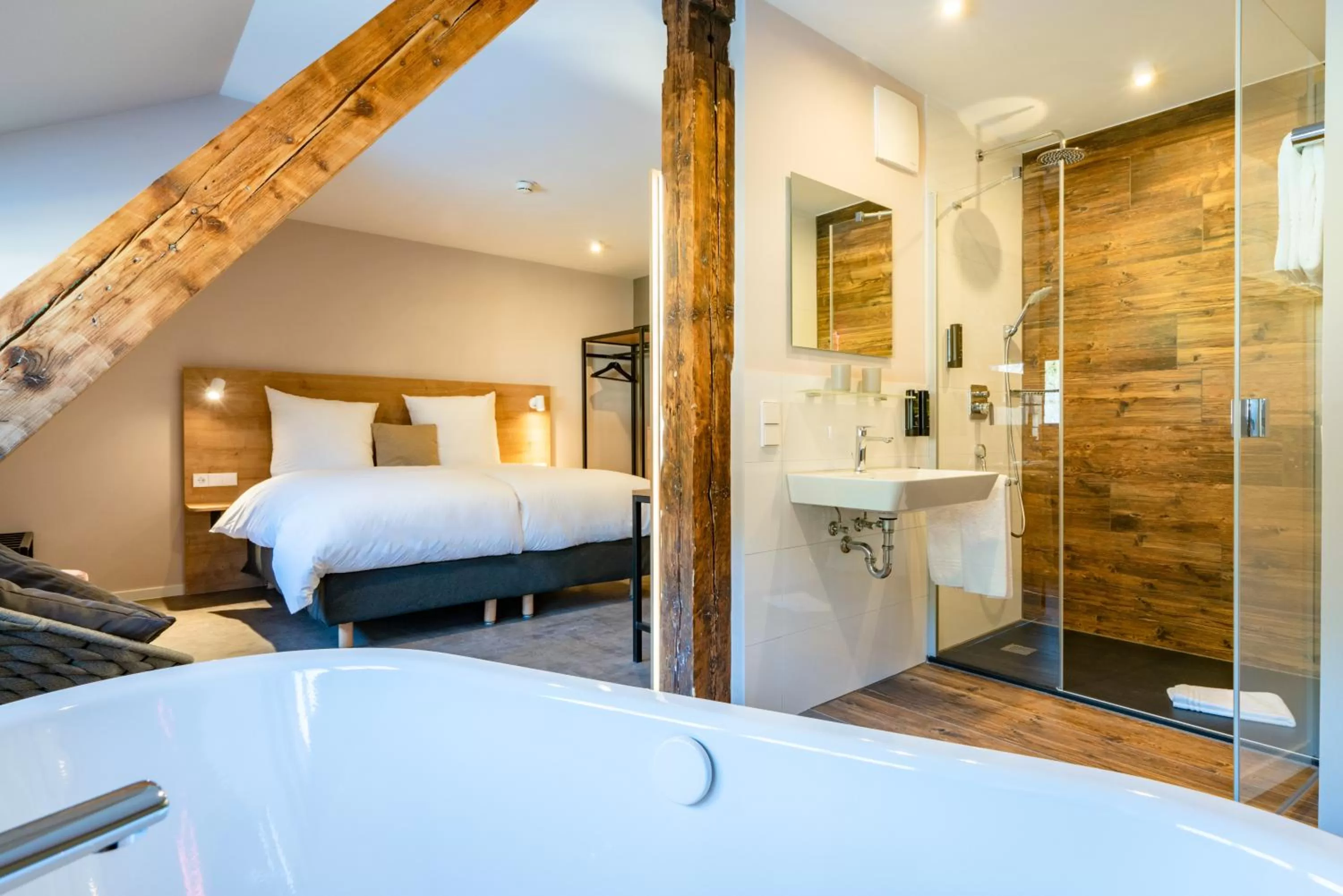 Bed in coucou hotel & kuckucks-stube (Titisee)