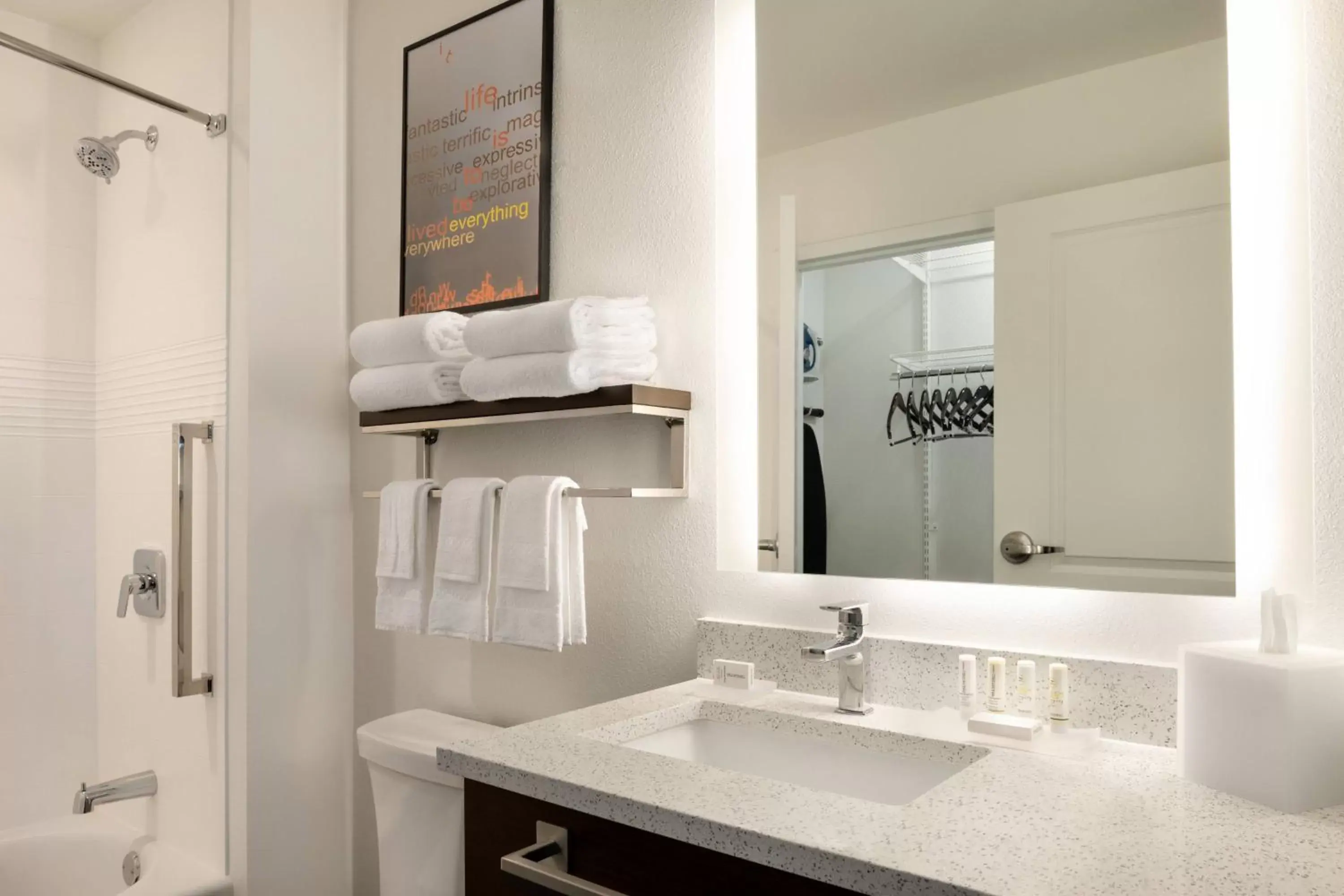 Bathroom in TownePlace Suites by Marriott Milwaukee Grafton