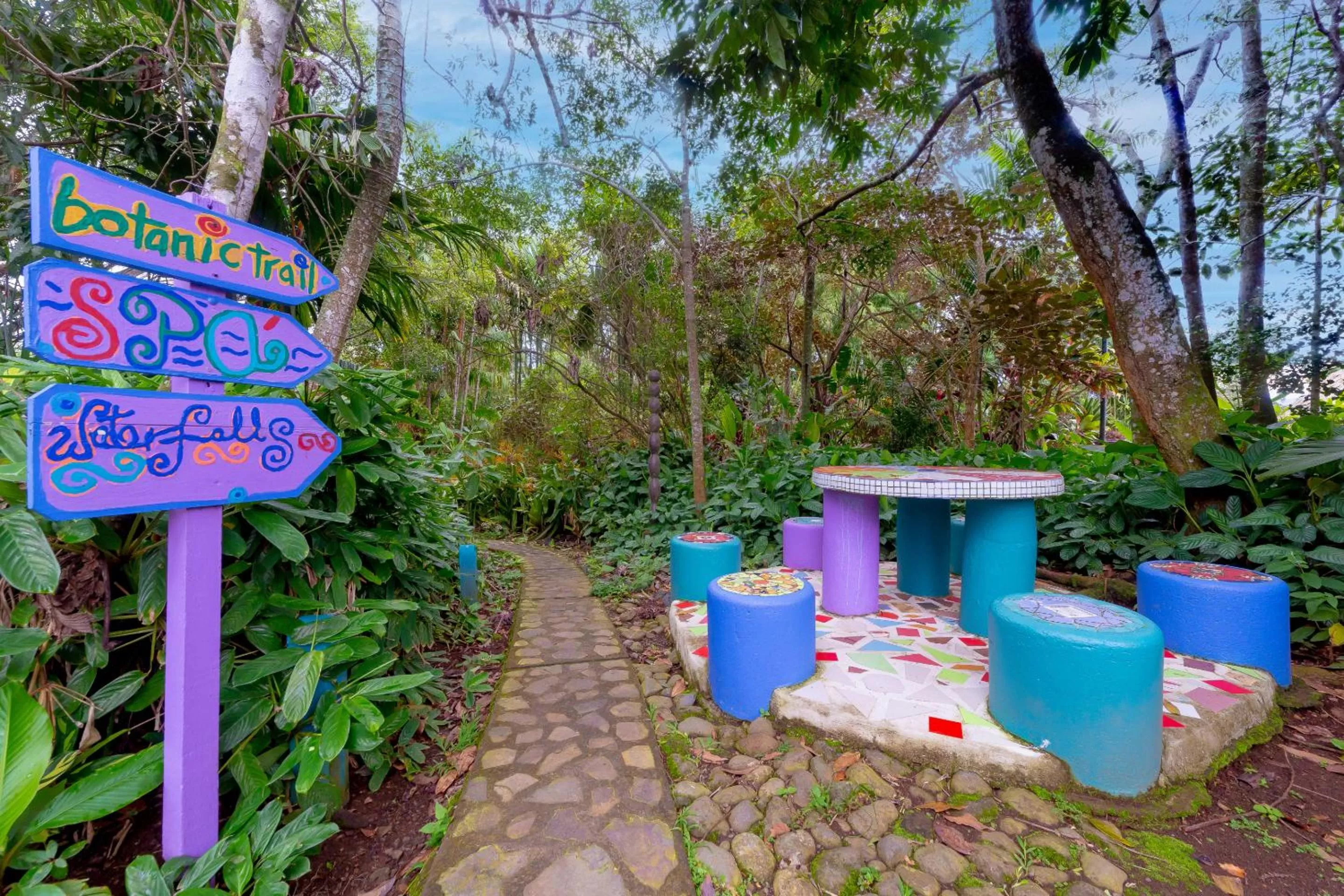 Natural landscape in Xandari Resort & Spa