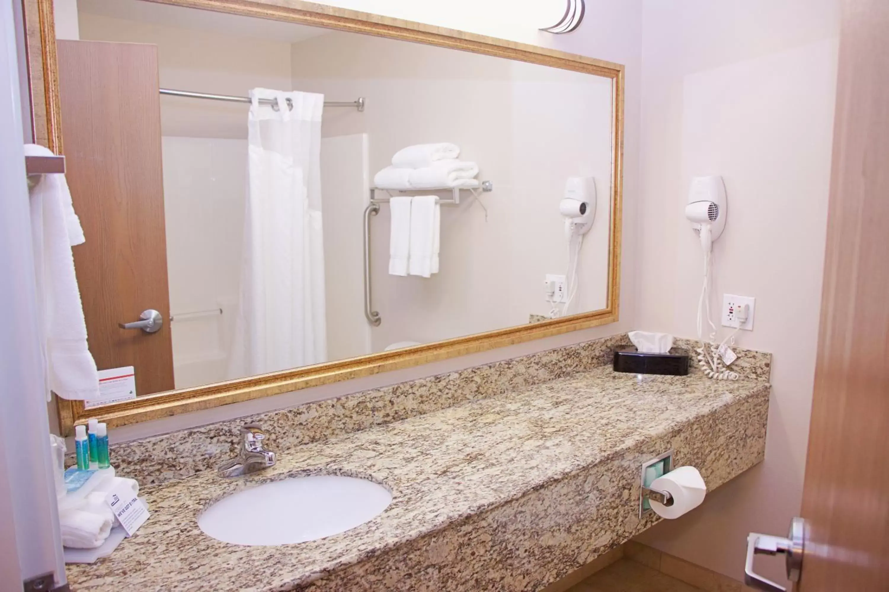 Photo of the whole room, Bathroom in Holiday Inn Express Hotel & Suites Pierre-Fort Pierre, an IHG Hotel