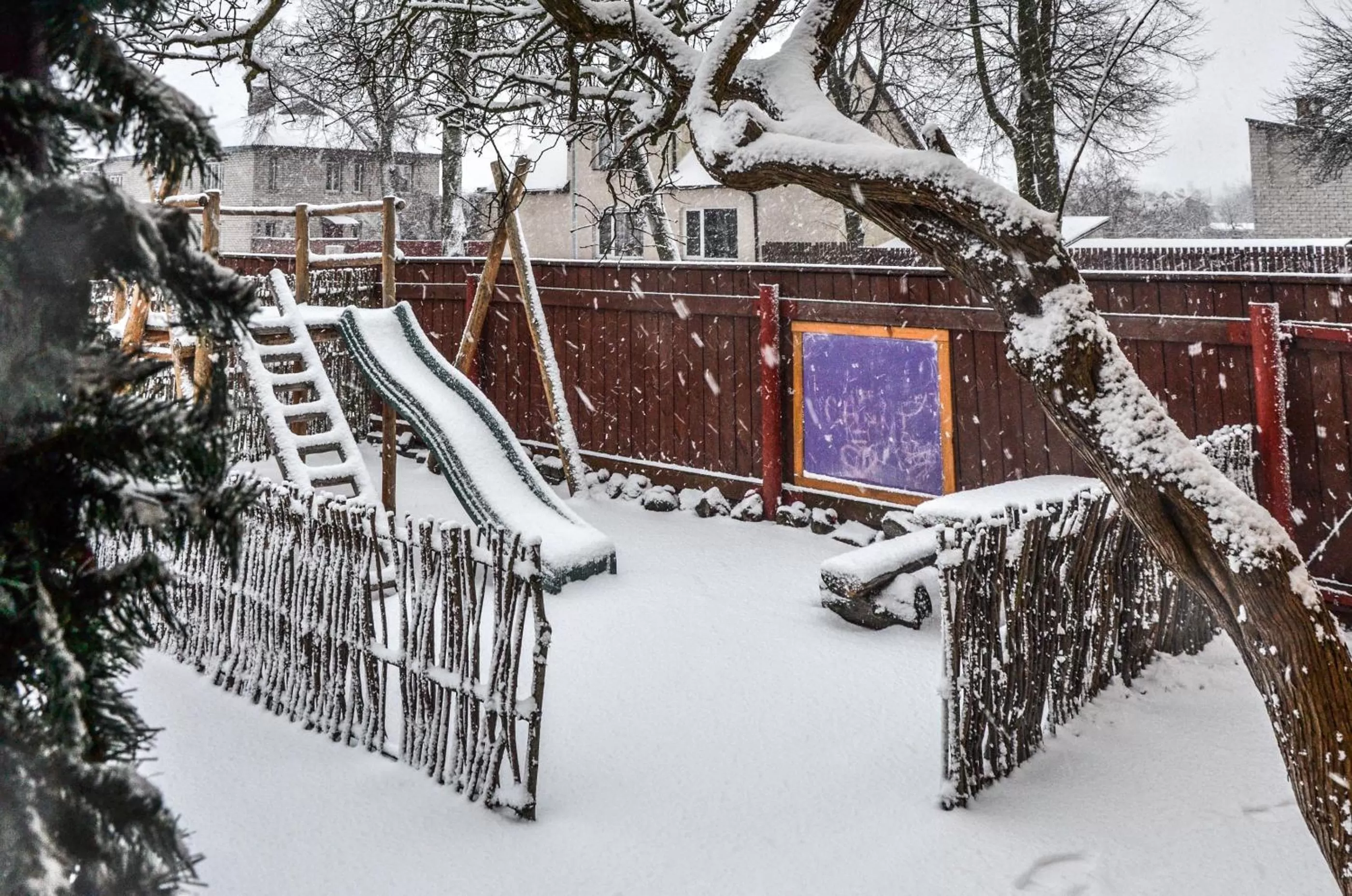 Winter in Veldzes Nams