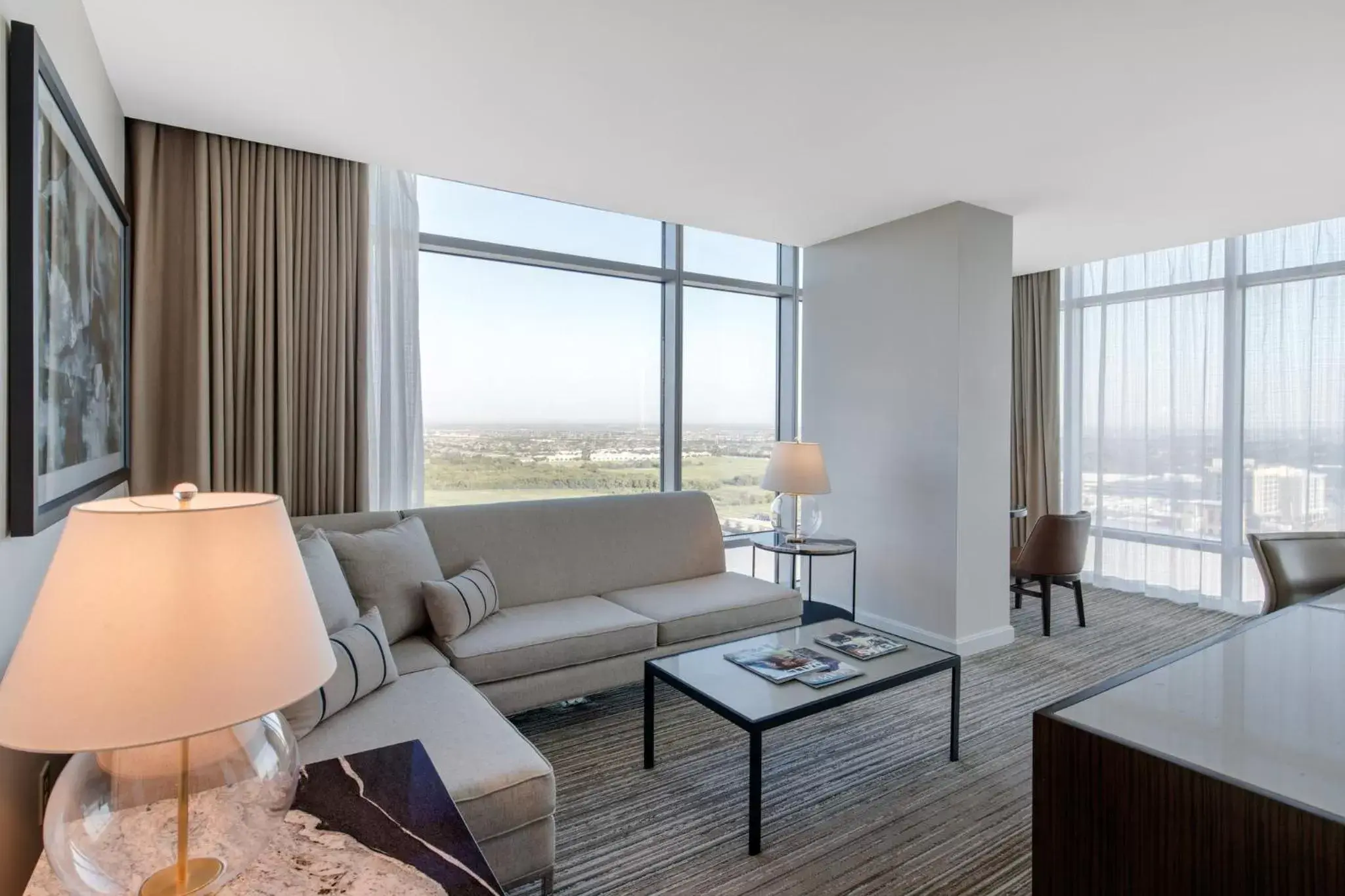 Bedroom, Seating Area in Omni Frisco at The Star