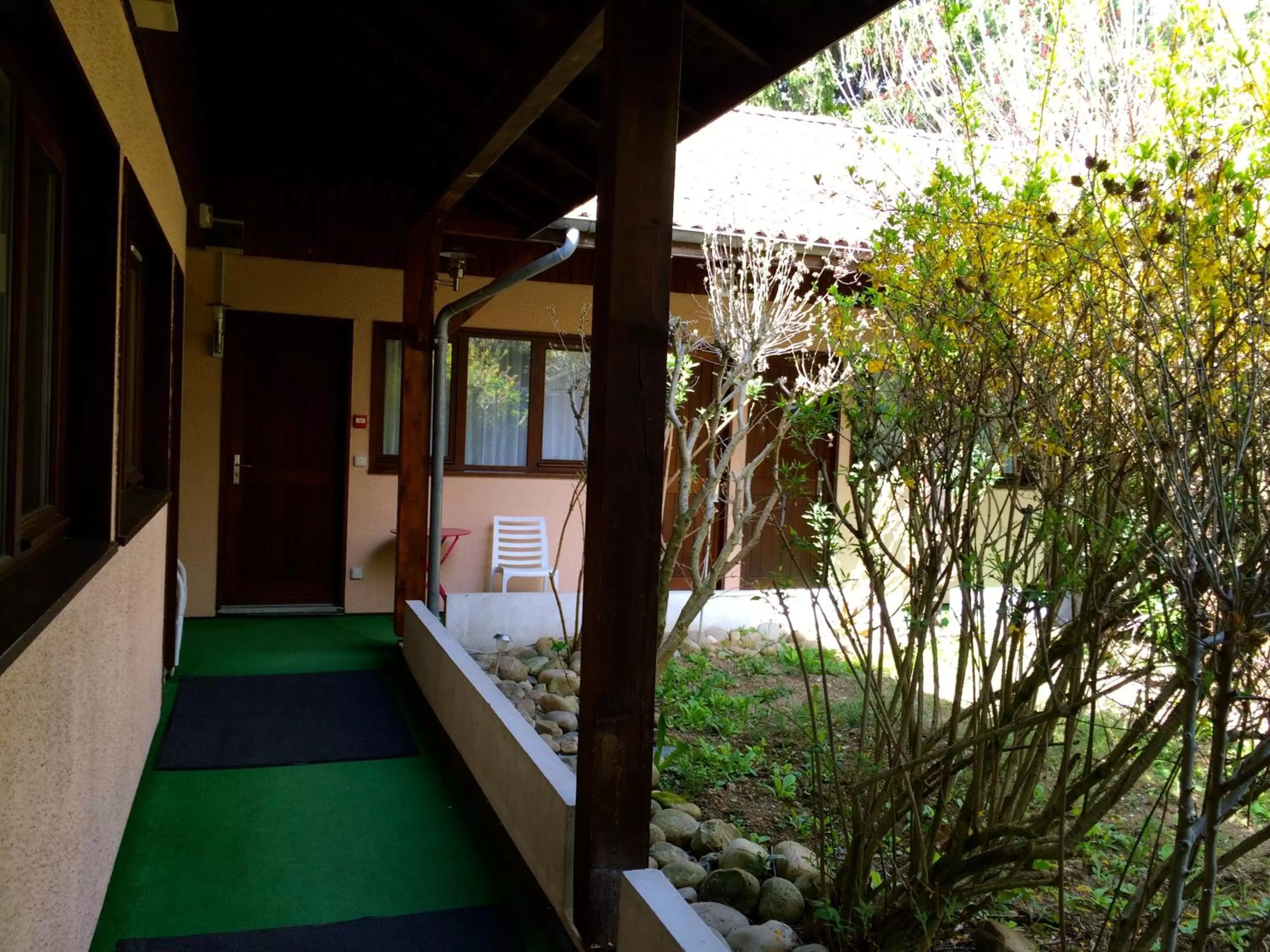 Garden view in La Ferme de Thoudiere