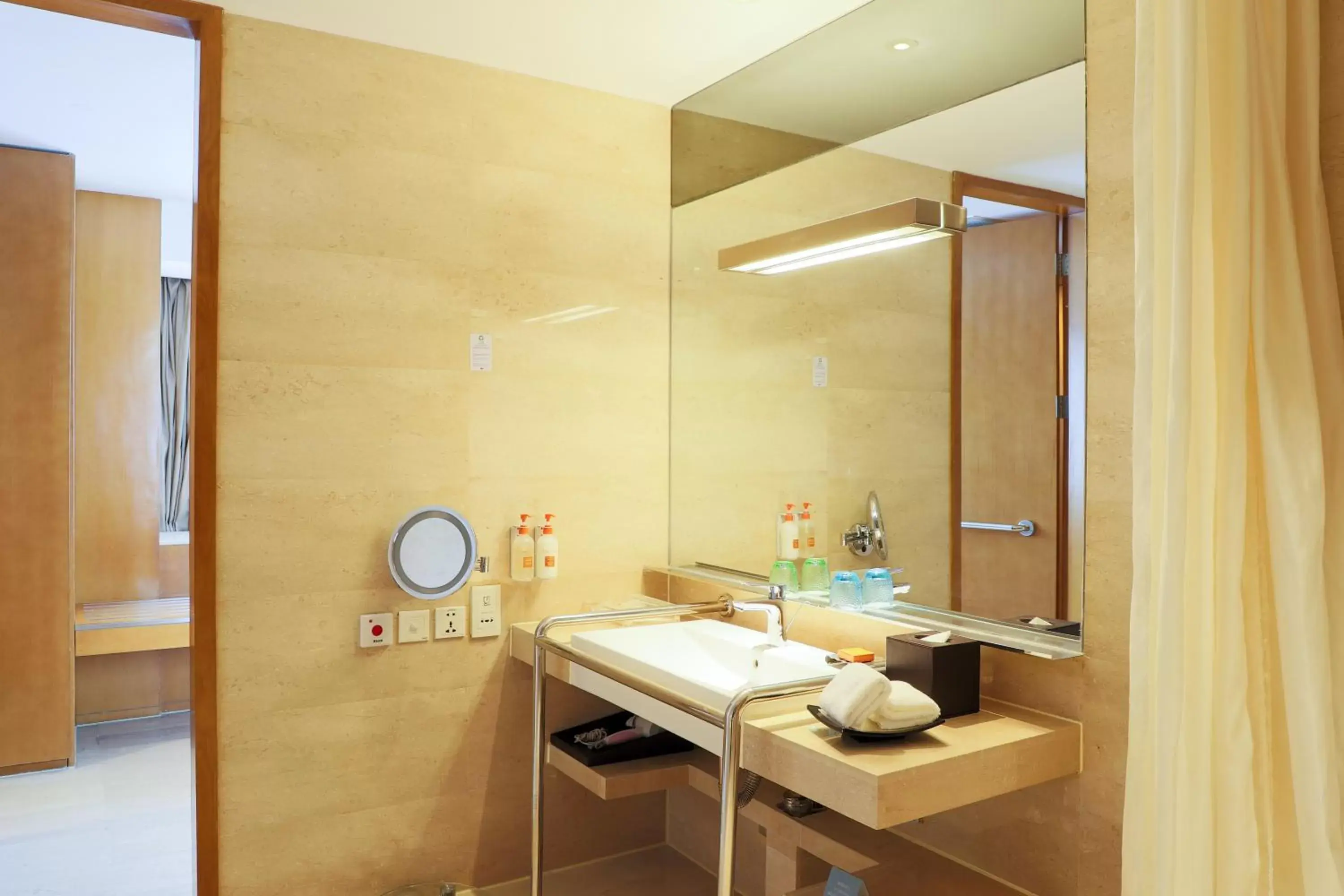 Facility for disabled guests, Bathroom in Crowne Plaza Beijing Sun Palace, an IHG Hotel