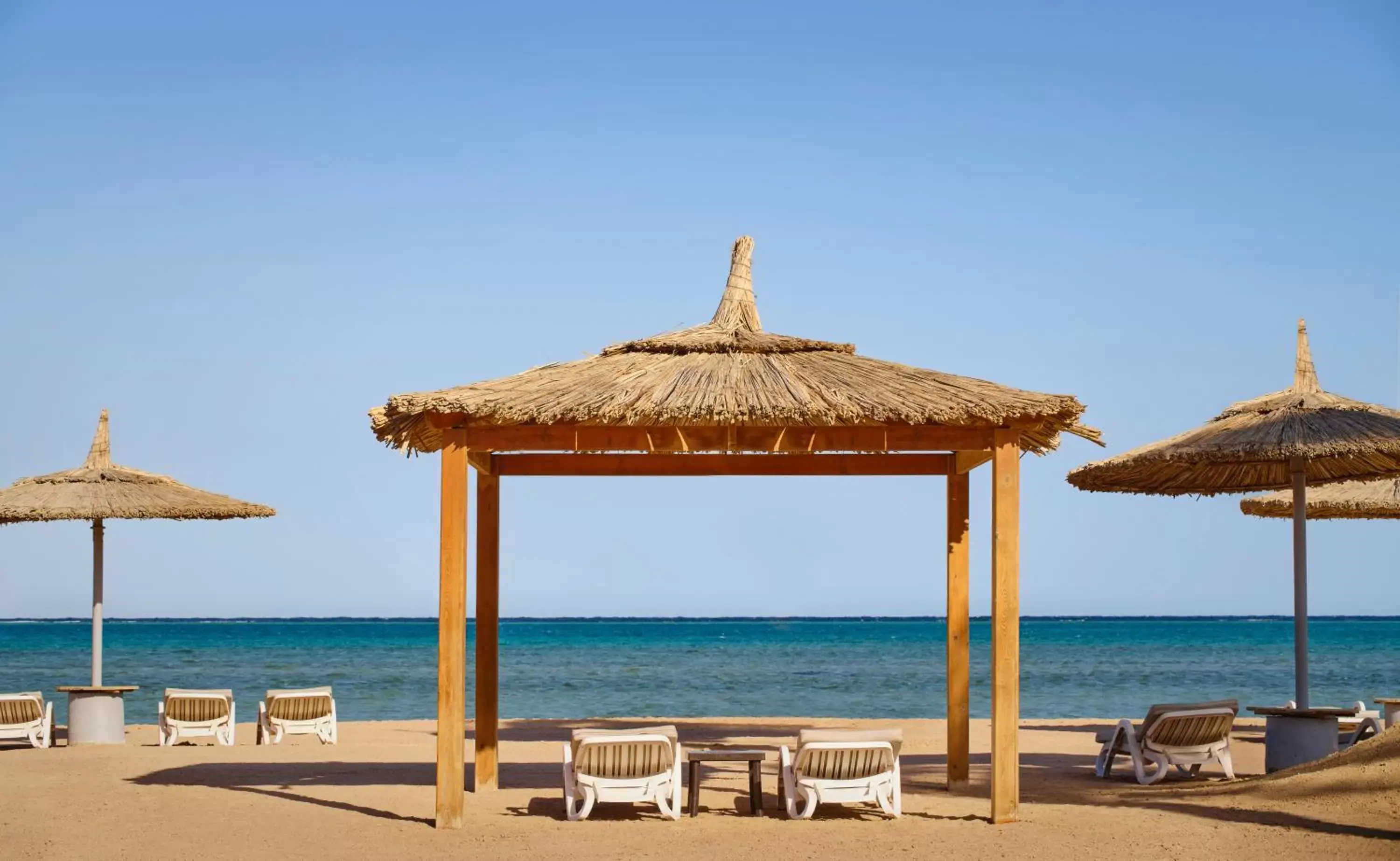 Beach in Coral Sea Waterworld Sharm El Sheikh