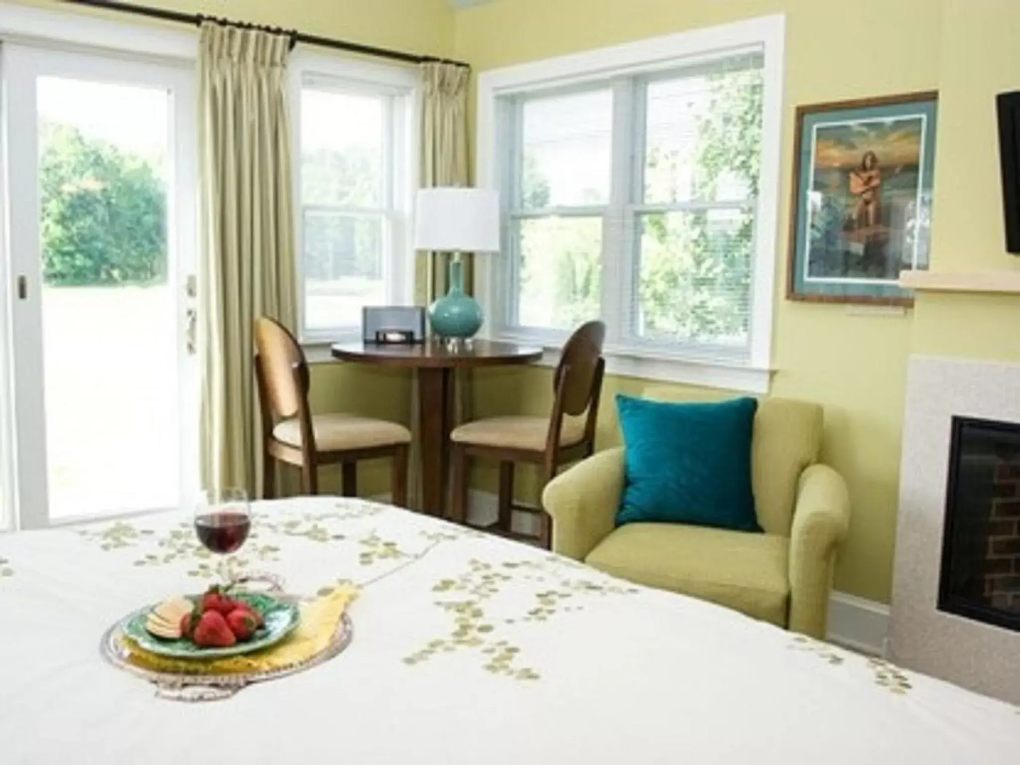 Decorative detail, Seating Area in Inn at Huntingfield Creek