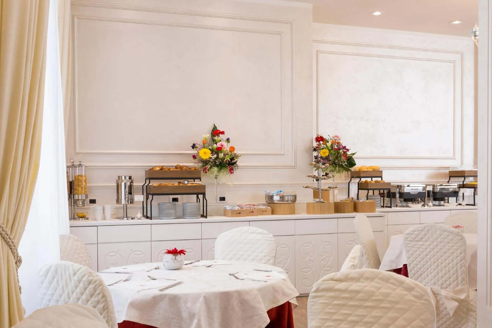 Breakfast in Hotel Vienna Ostenda e Ristorante il Danubio