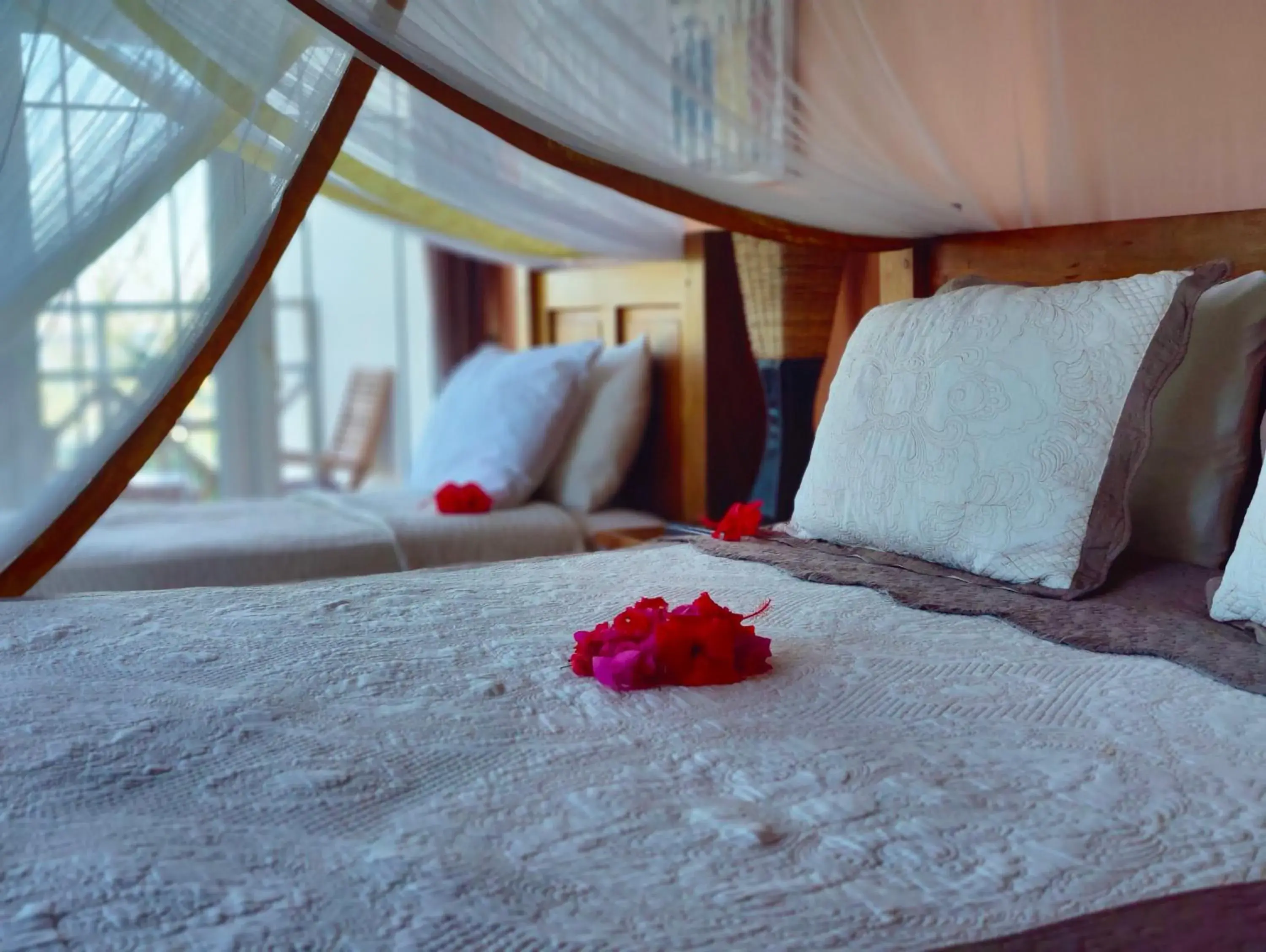 Bed in Villa Fleur De Lys