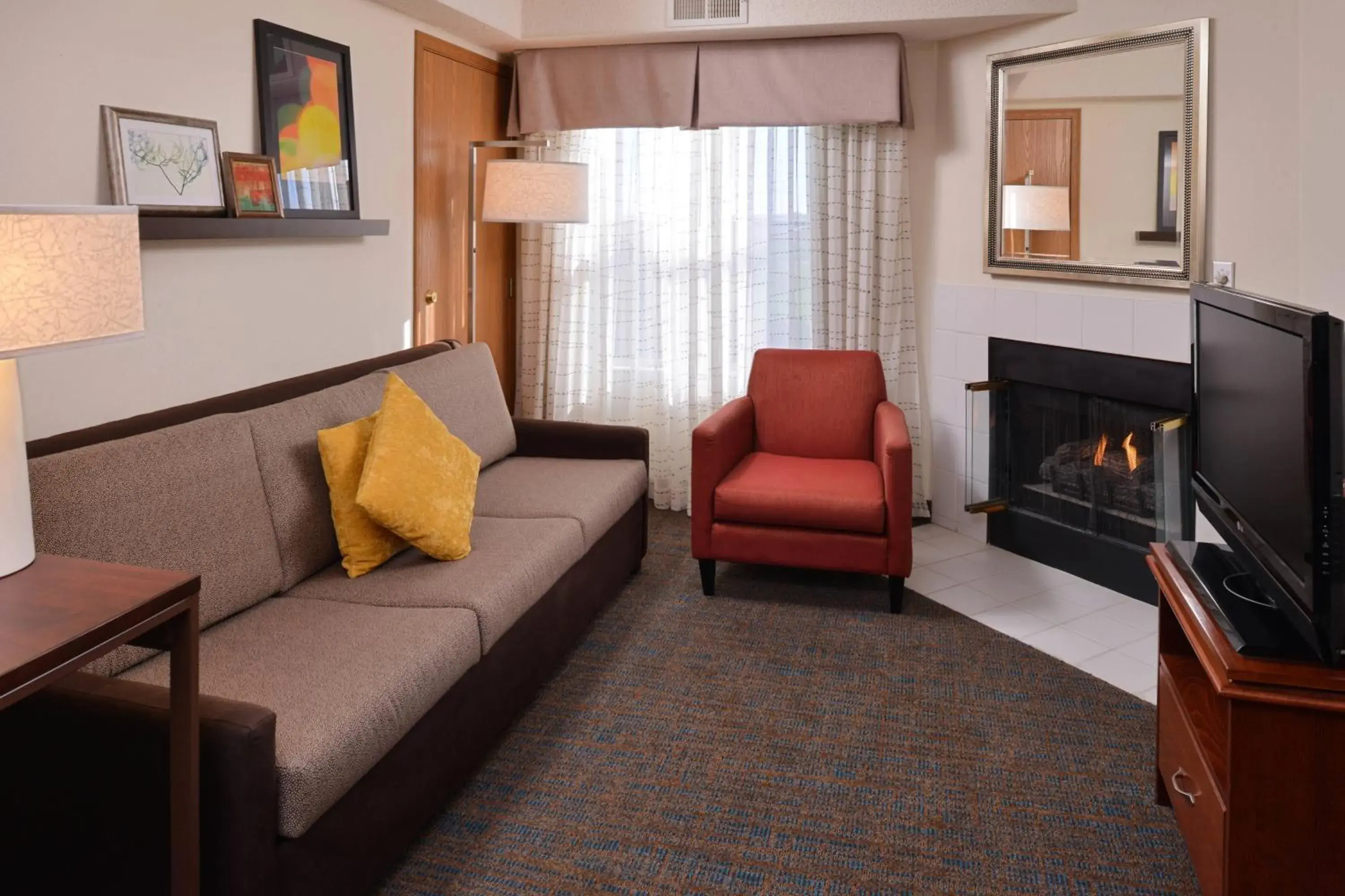 Living room, Seating Area in Residence Inn by Marriott Dayton Troy