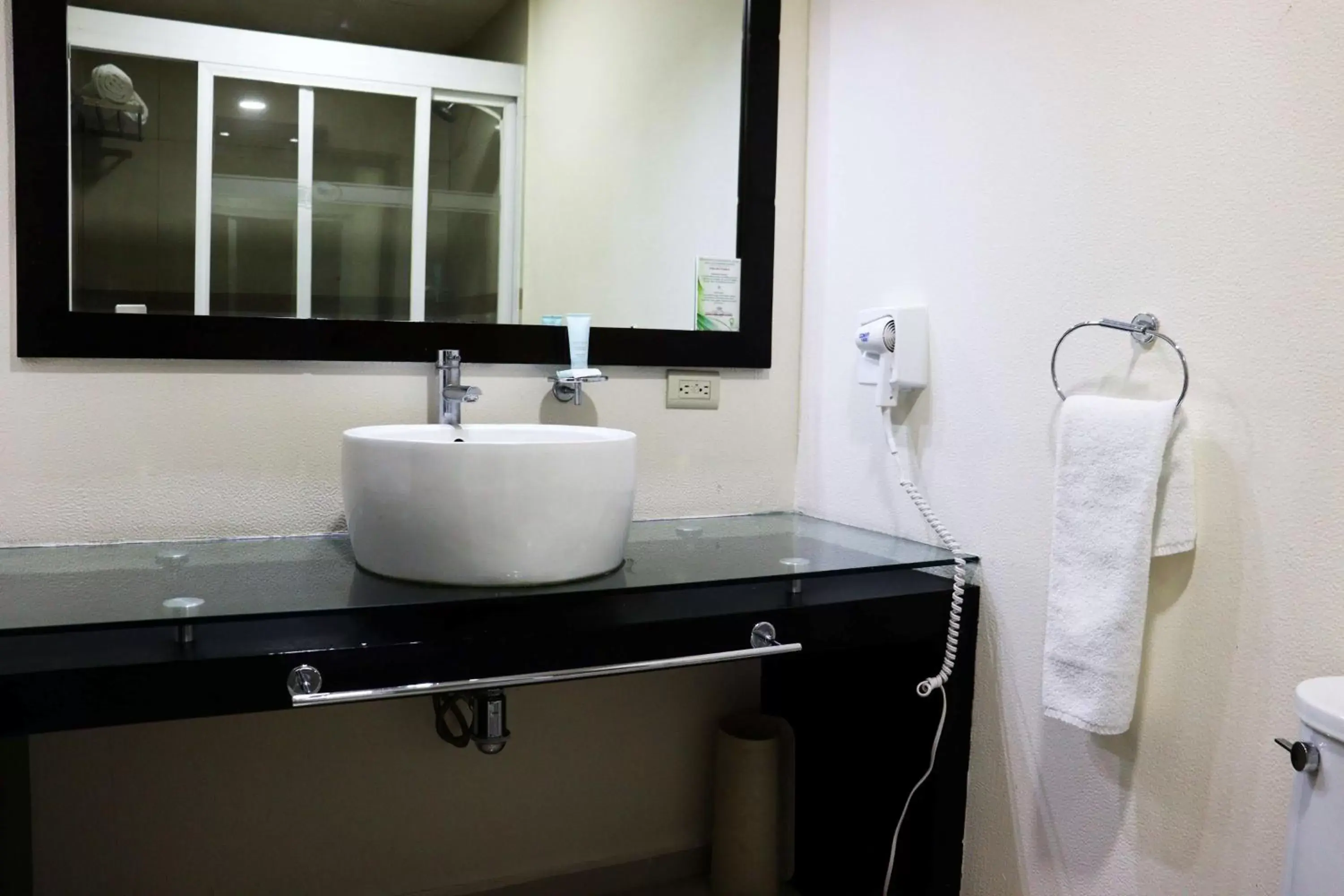 TV and multimedia, Bathroom in Wyndham Garden Aguascalientes Hotel & Casino