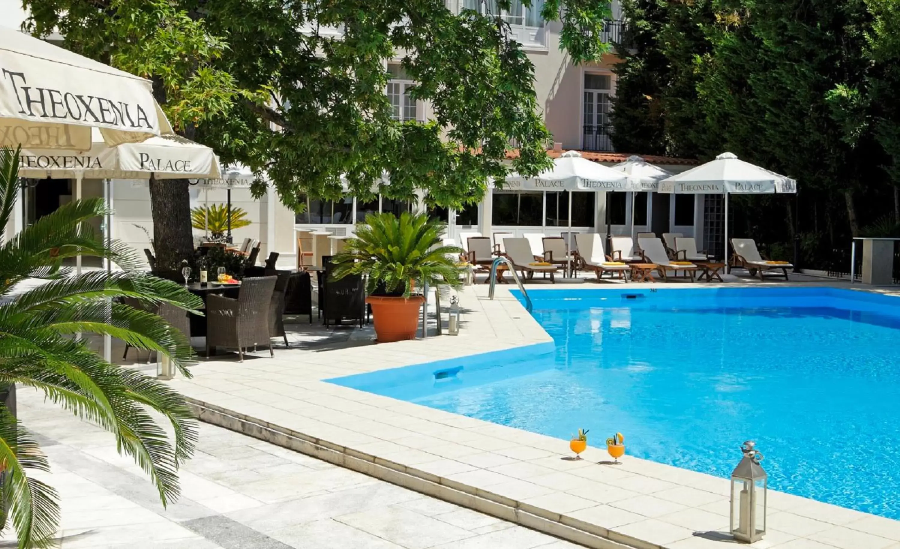 Swimming pool, Property Building in Theoxenia Residence
