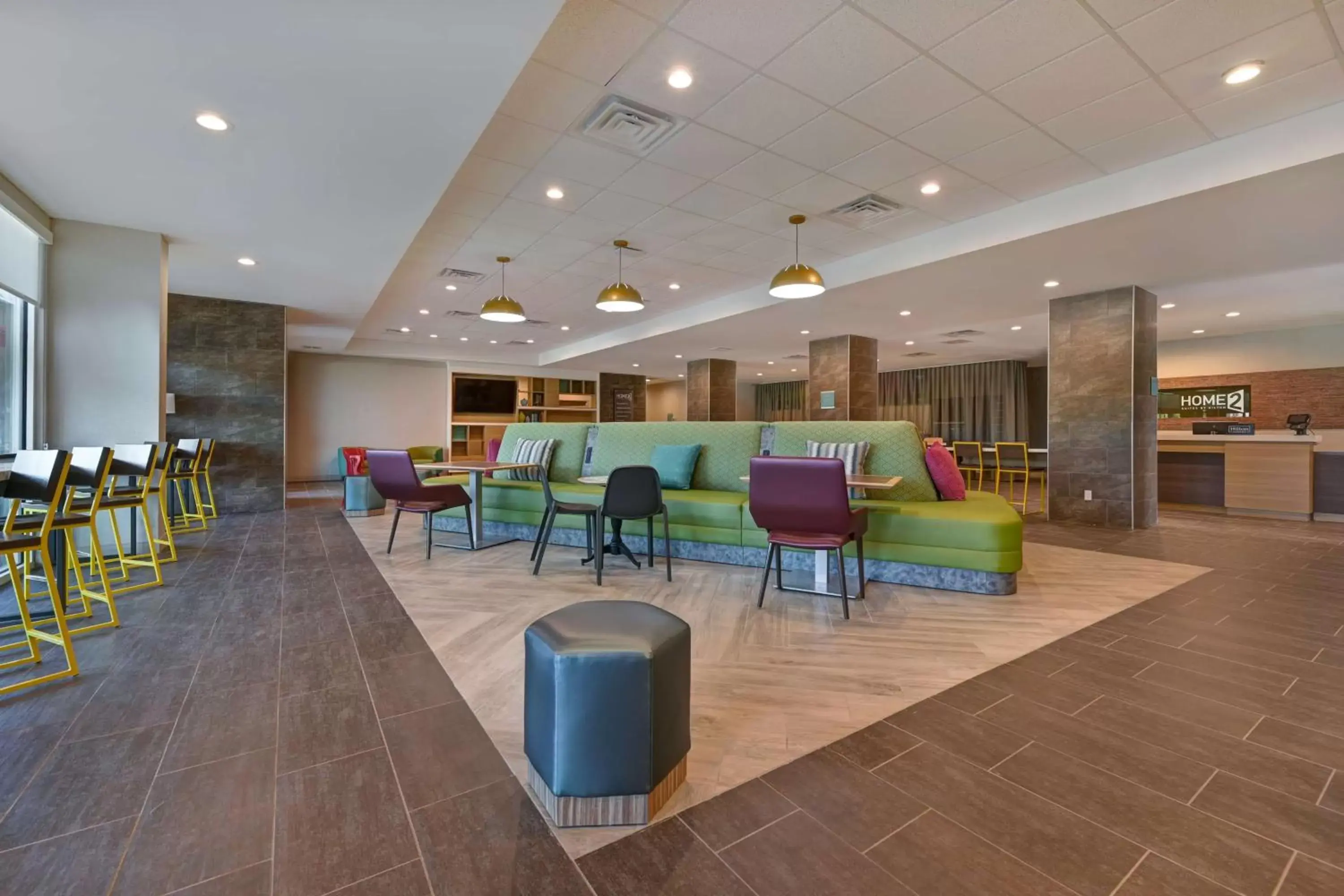 Lobby or reception, Restaurant/Places to Eat in Home2 Suites Corpus Christi Southeast, Tx