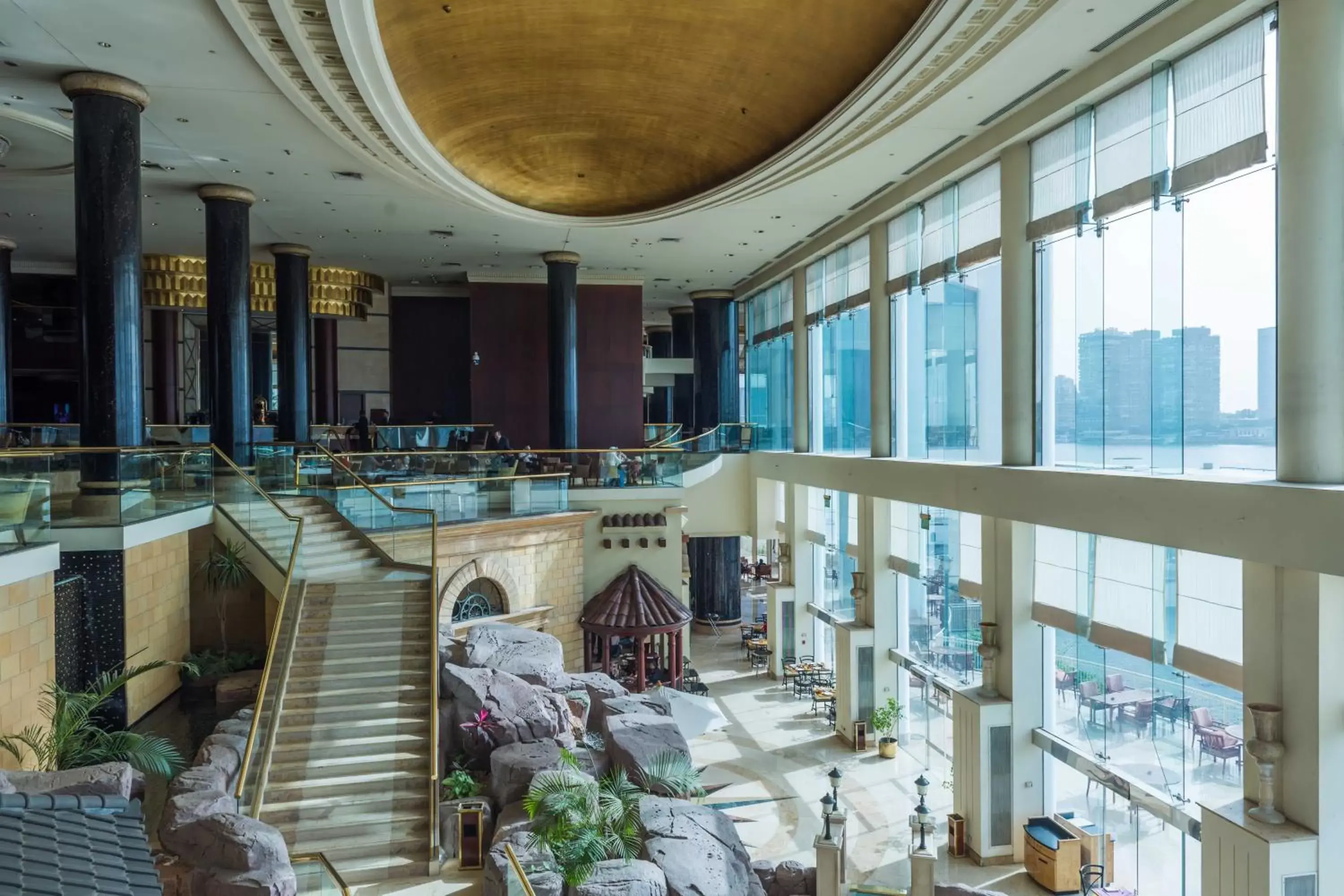 Lobby or reception, Restaurant/Places to Eat in Grand Nile Tower