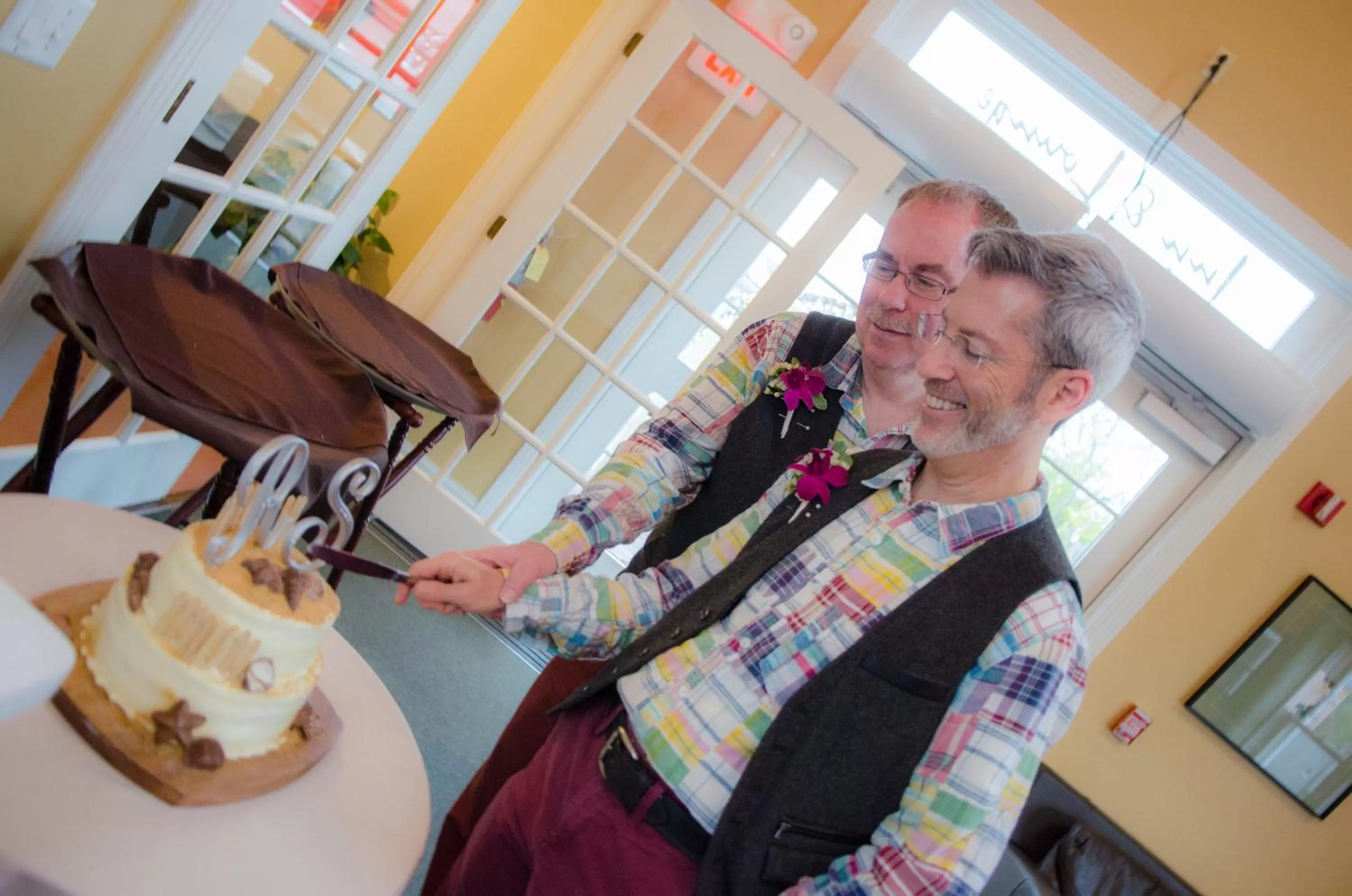 People in Pilgrim House