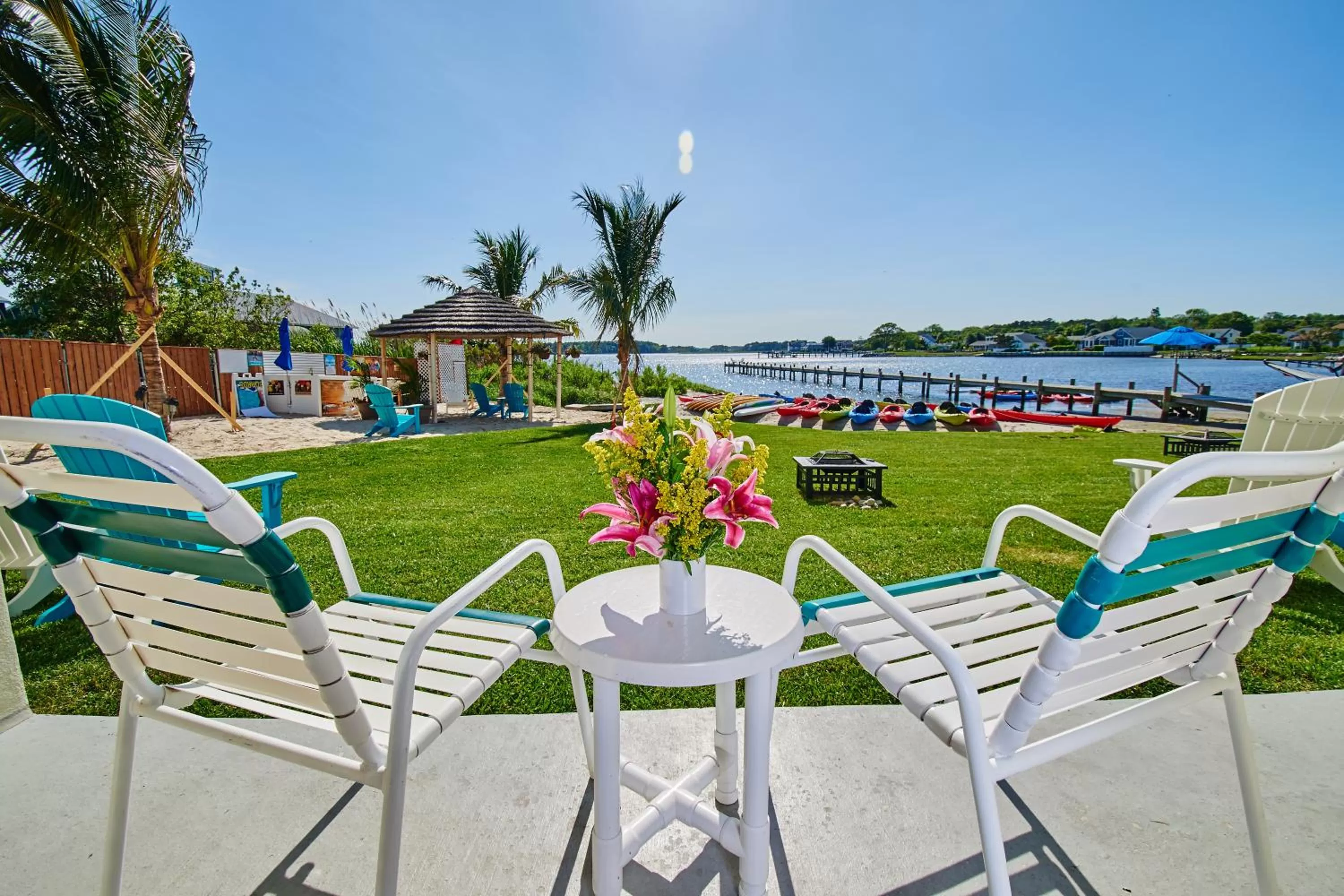 Patio in The Bay Resort